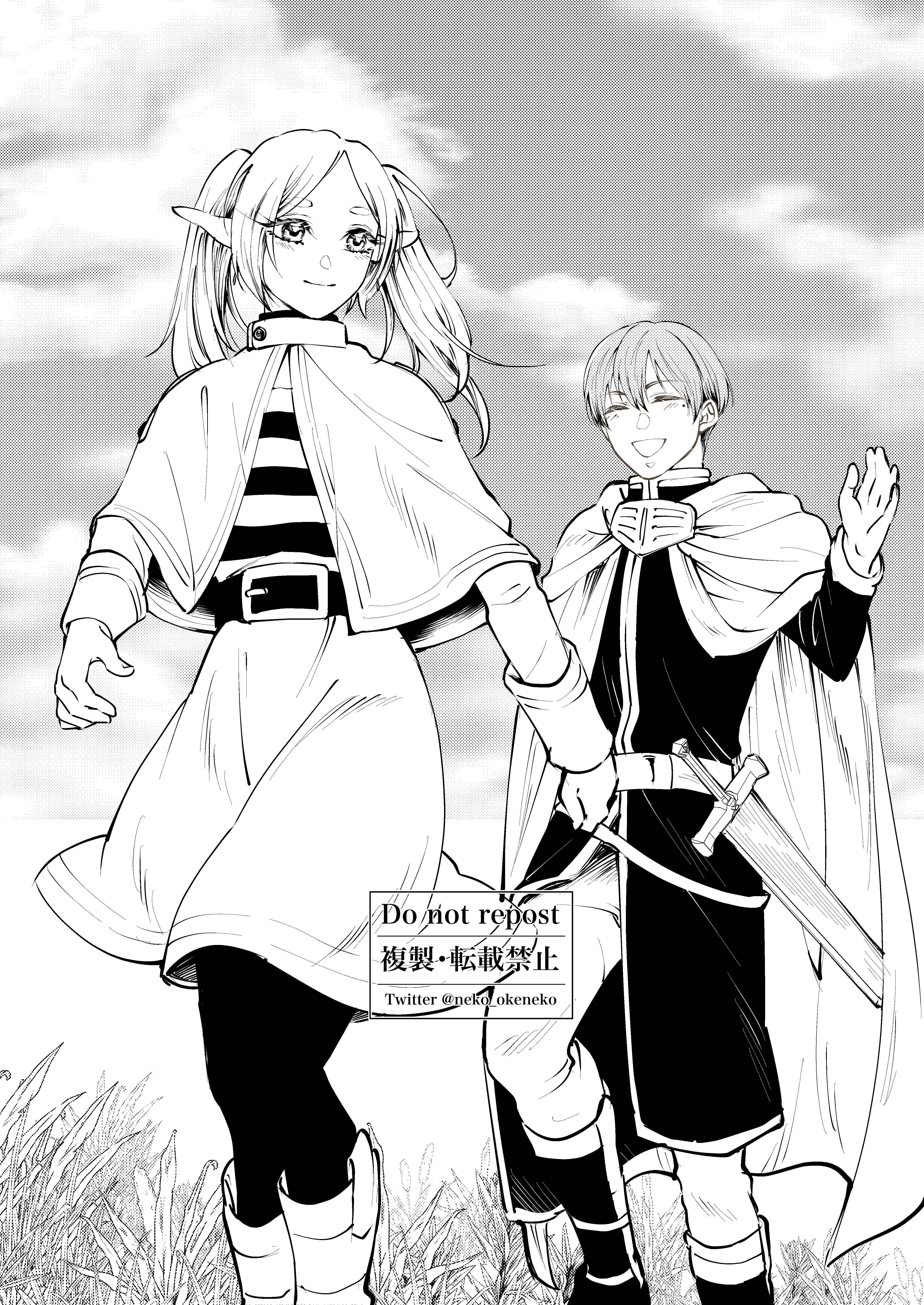 二次創作イラスト-1