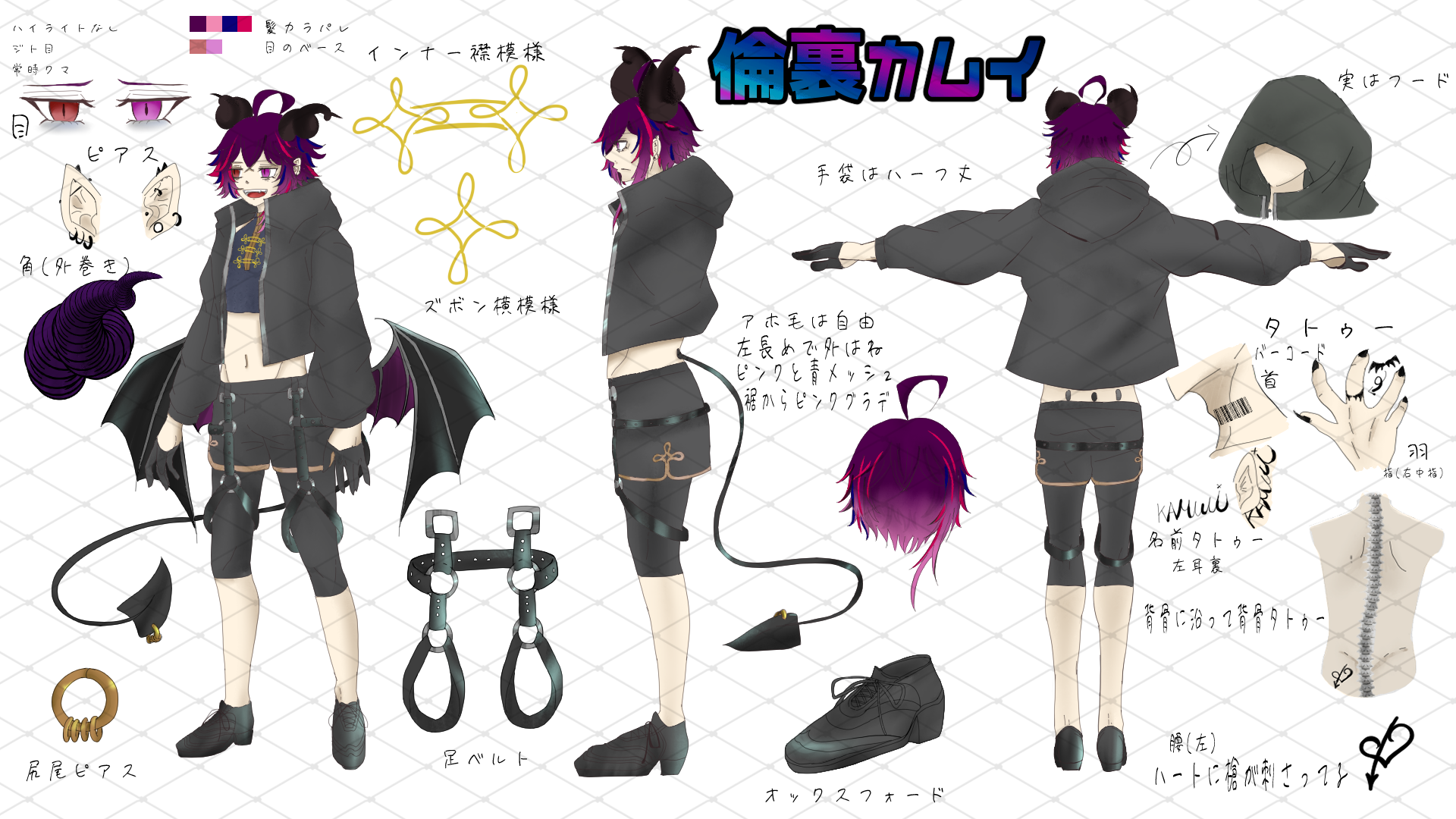 倫裏カムイ肖像画2-1