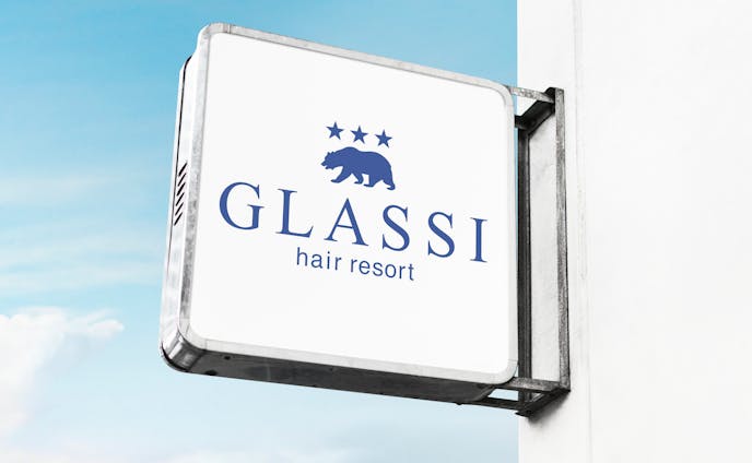 美容室GLASSI様ロゴ