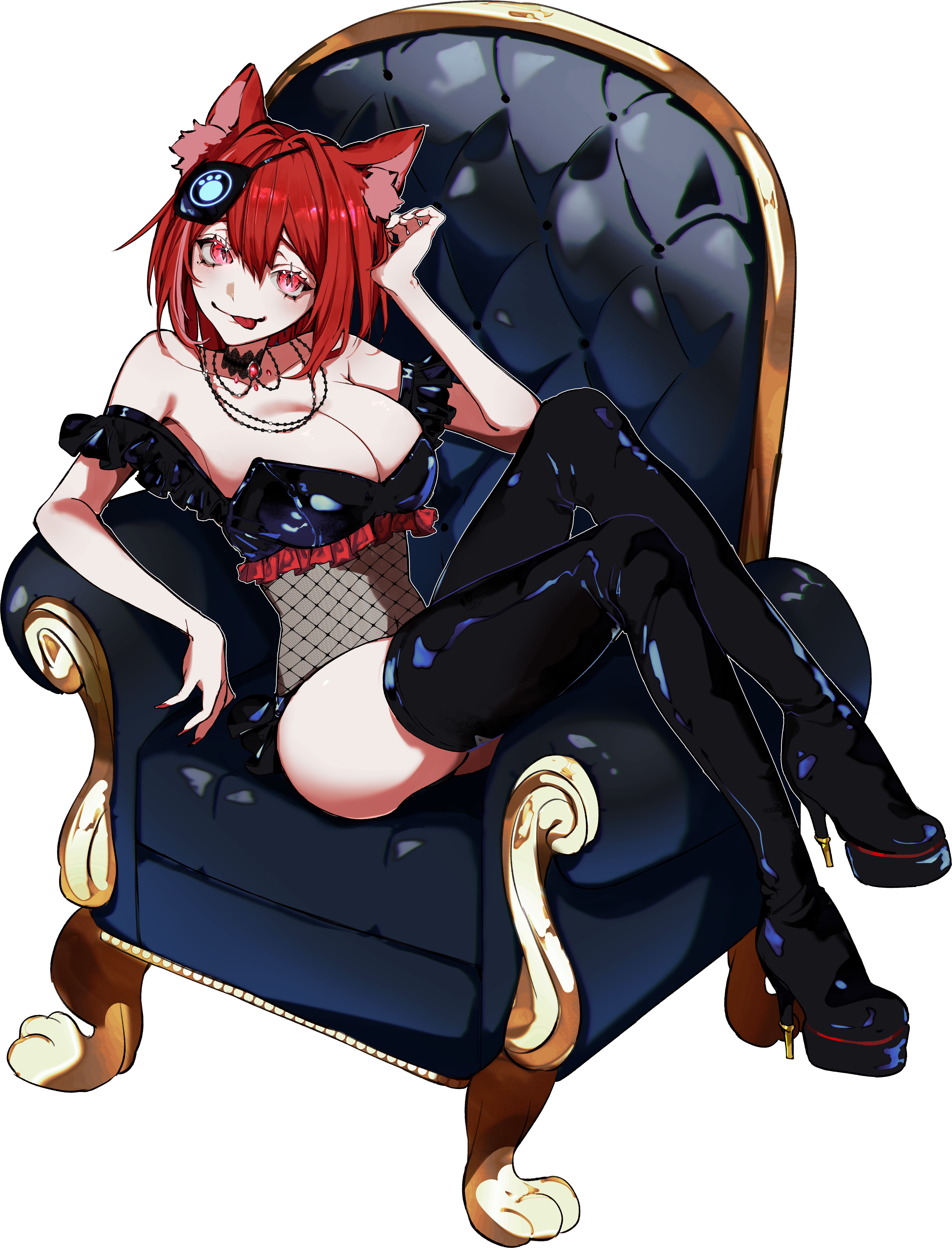 朱唱ねこ様「唱/Ado」歌ってみた-制作イラスト-1