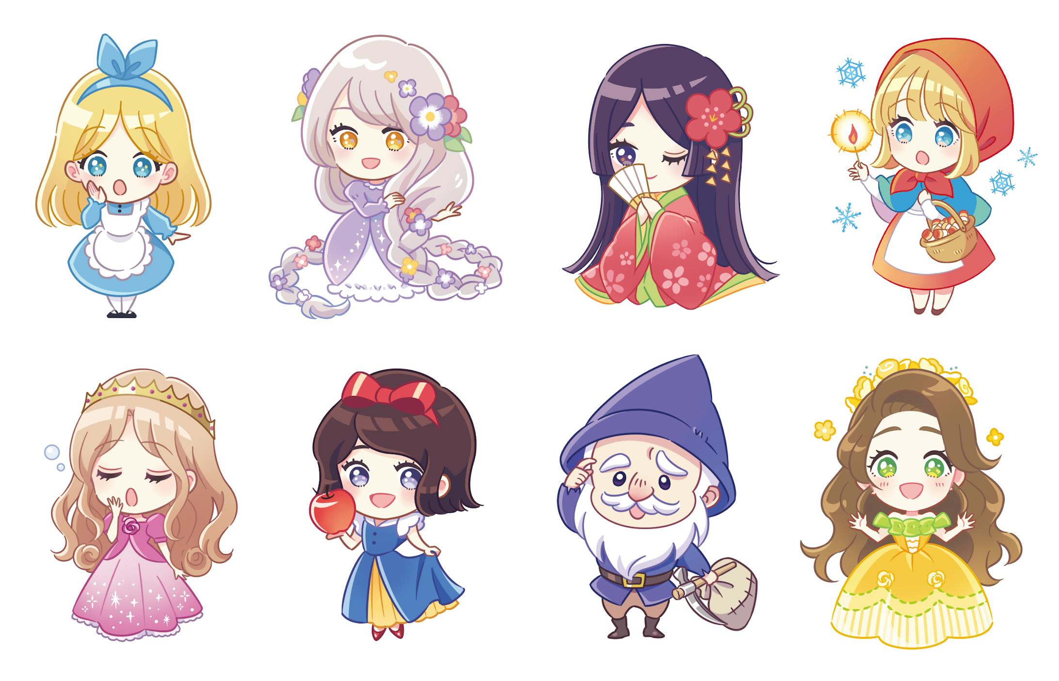 児童書（女の子向け）ミニキャラ-1