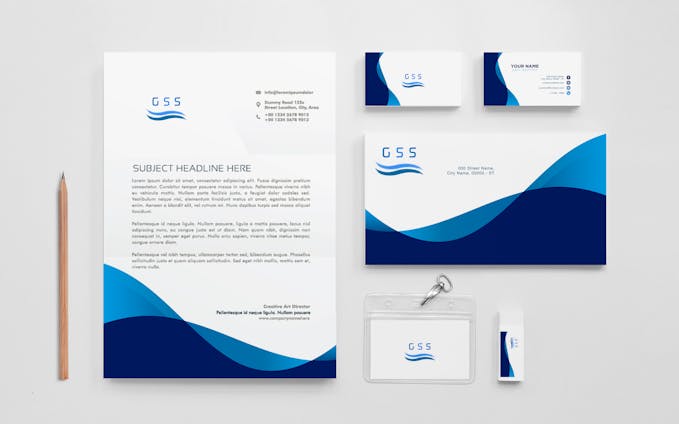 GSS "群馬総合設備" | Logo Design