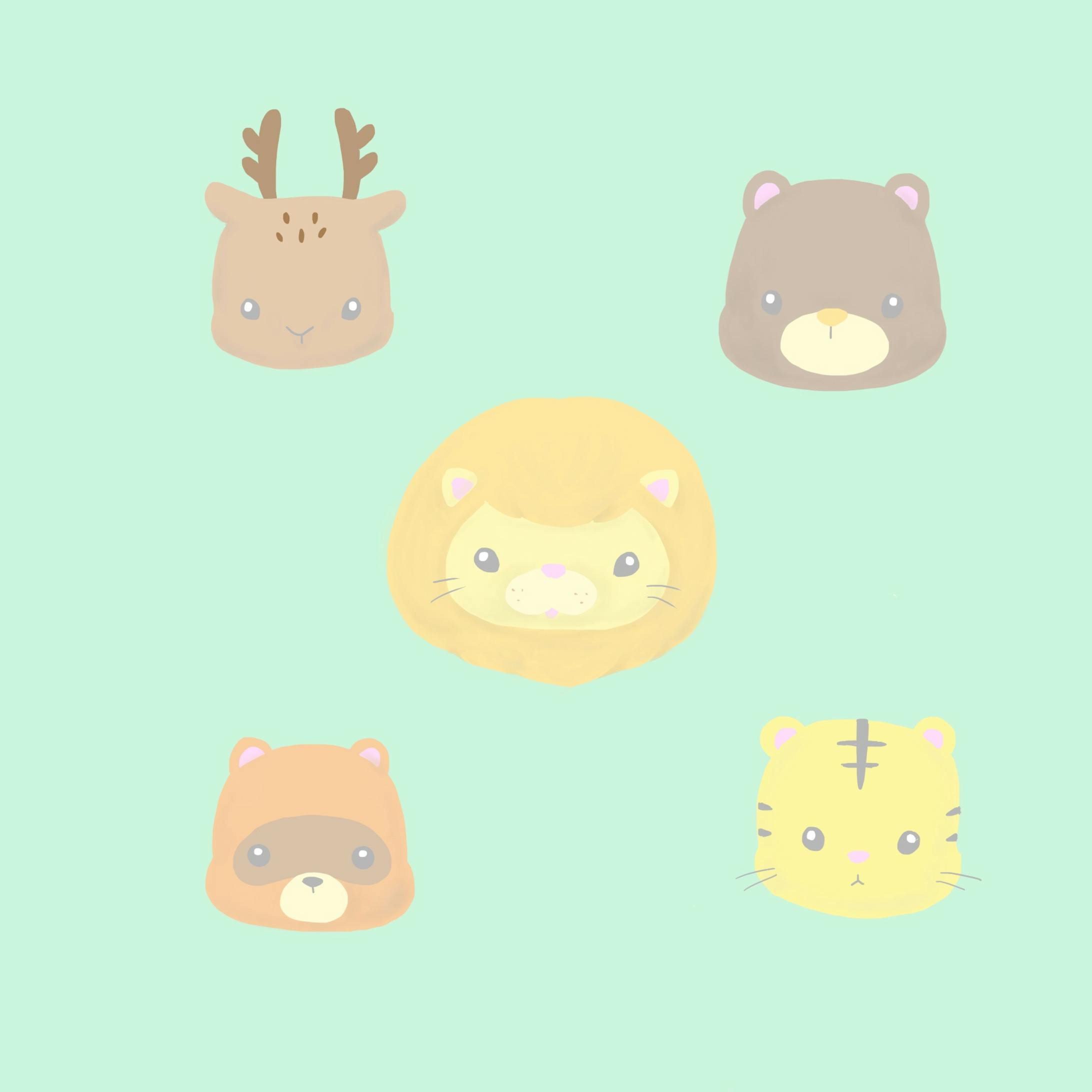 主線なしイラスト 主線なしイラスト