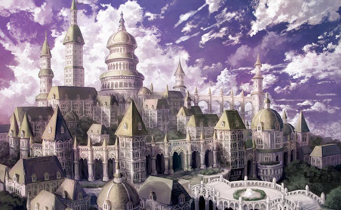 魔法世界の城