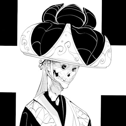 Queen 👑 #illustration #inking #skullart #skull #queen #hanagasa 