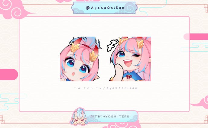 Emote commission for AyakaOniSan