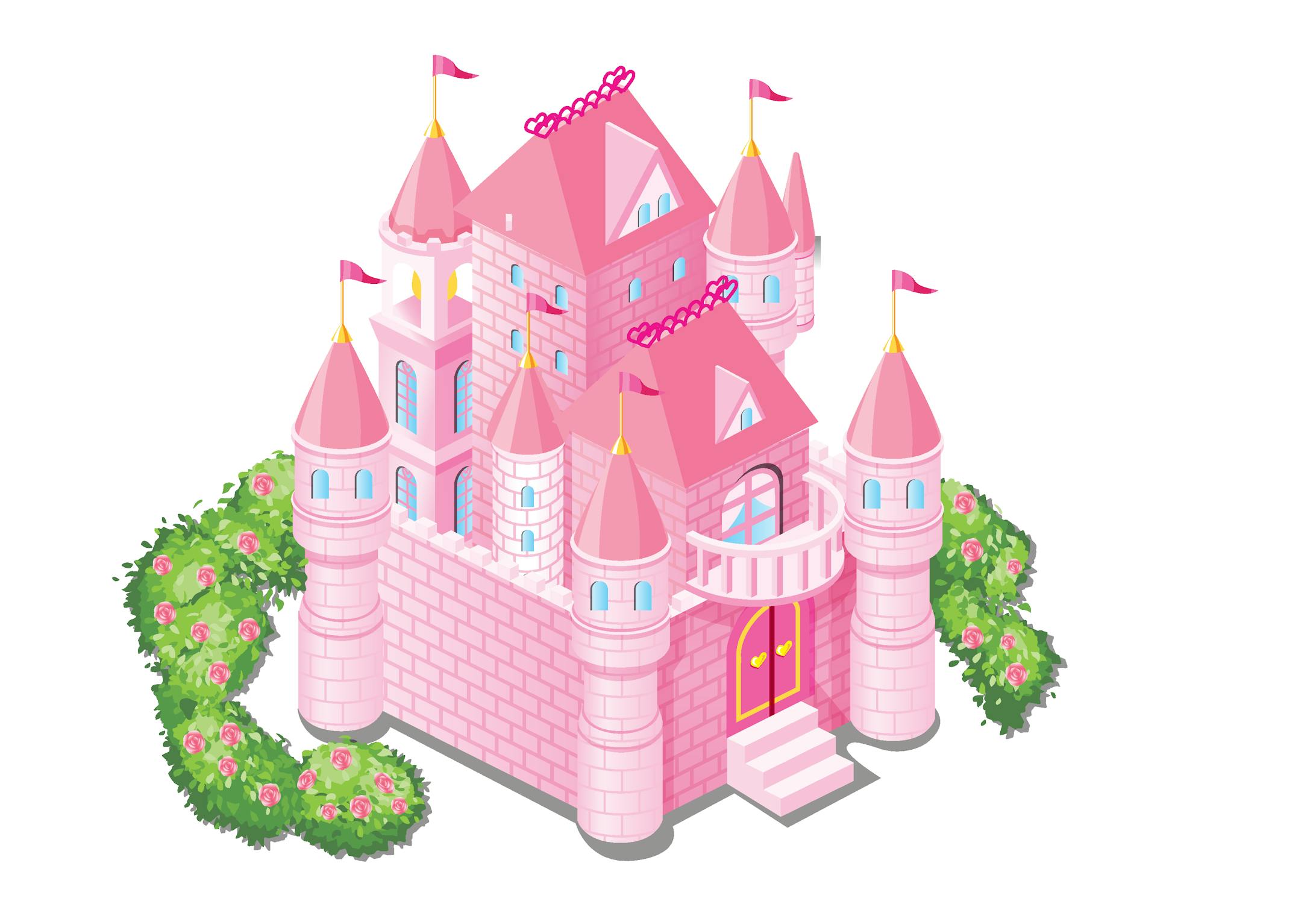 お城ピンク
