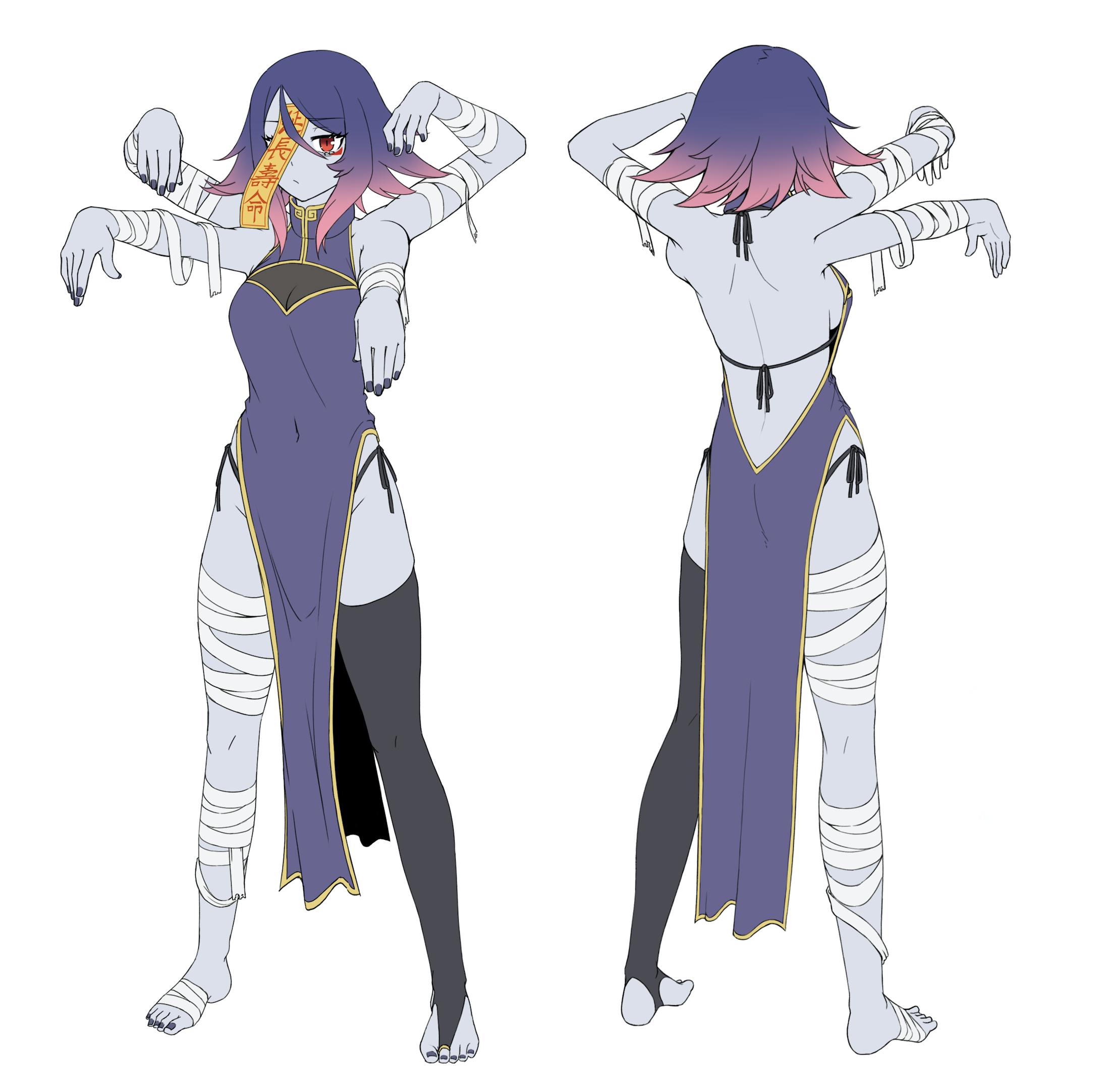 オリジナルキャラクター二面図