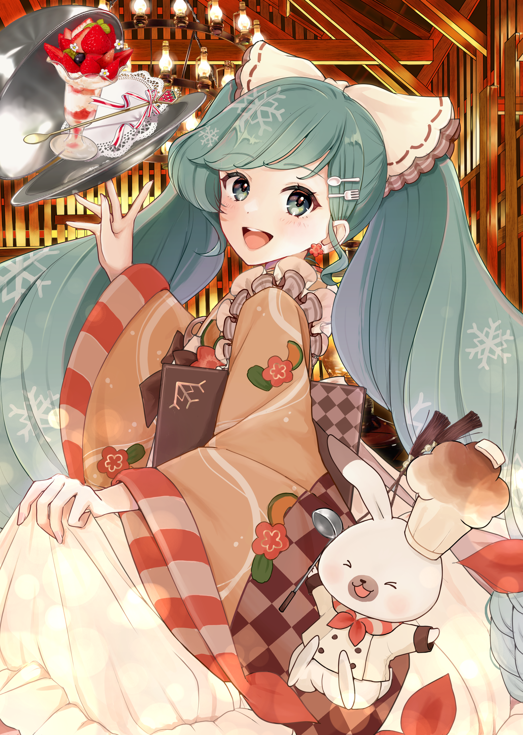 雪ミク合同誌寄稿イラスト