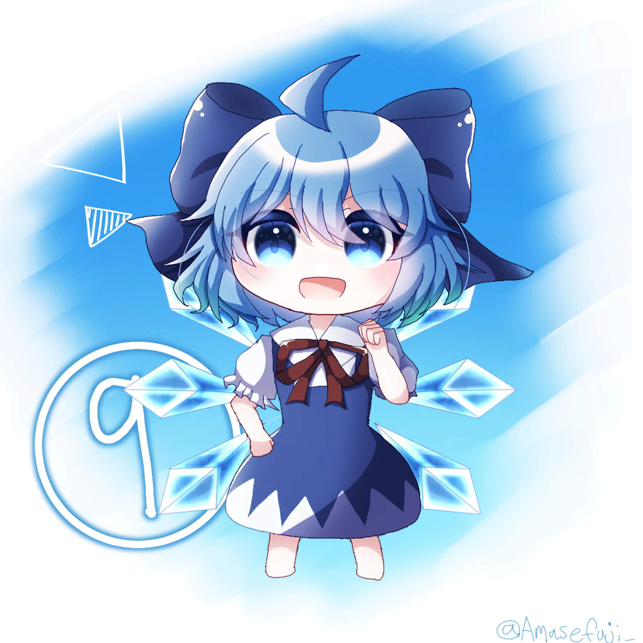 チルノちゃんのミニキャラ