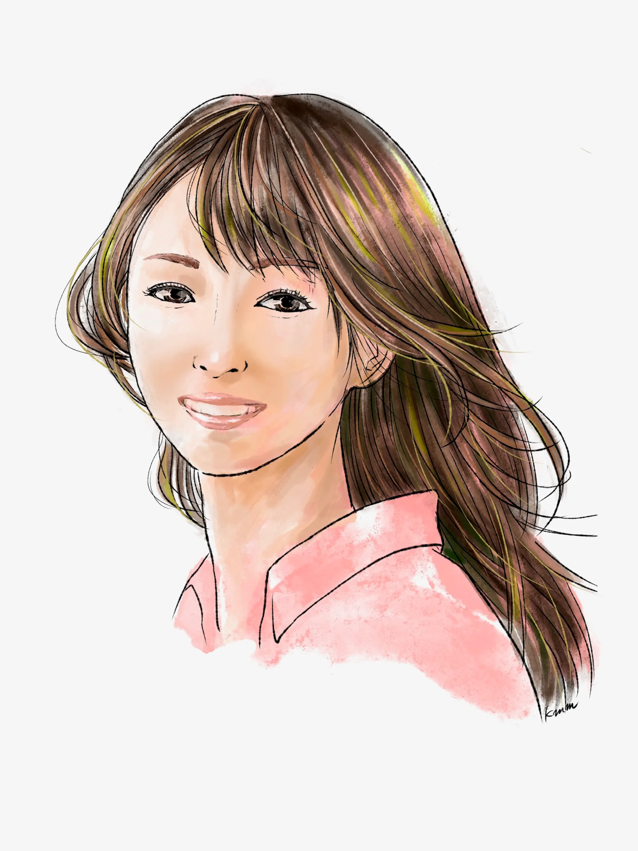 似顔絵イラスト F