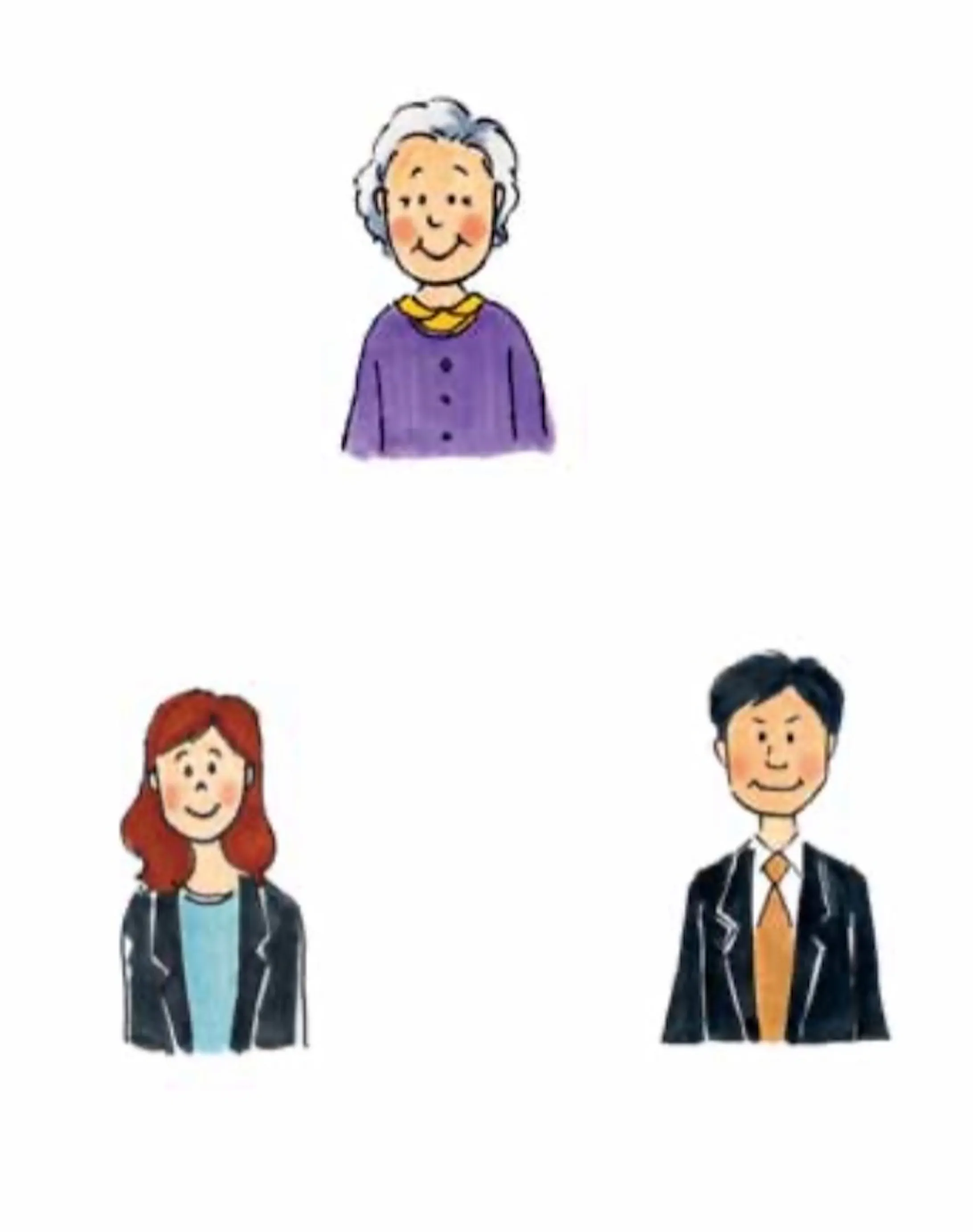 シンプル似顔絵