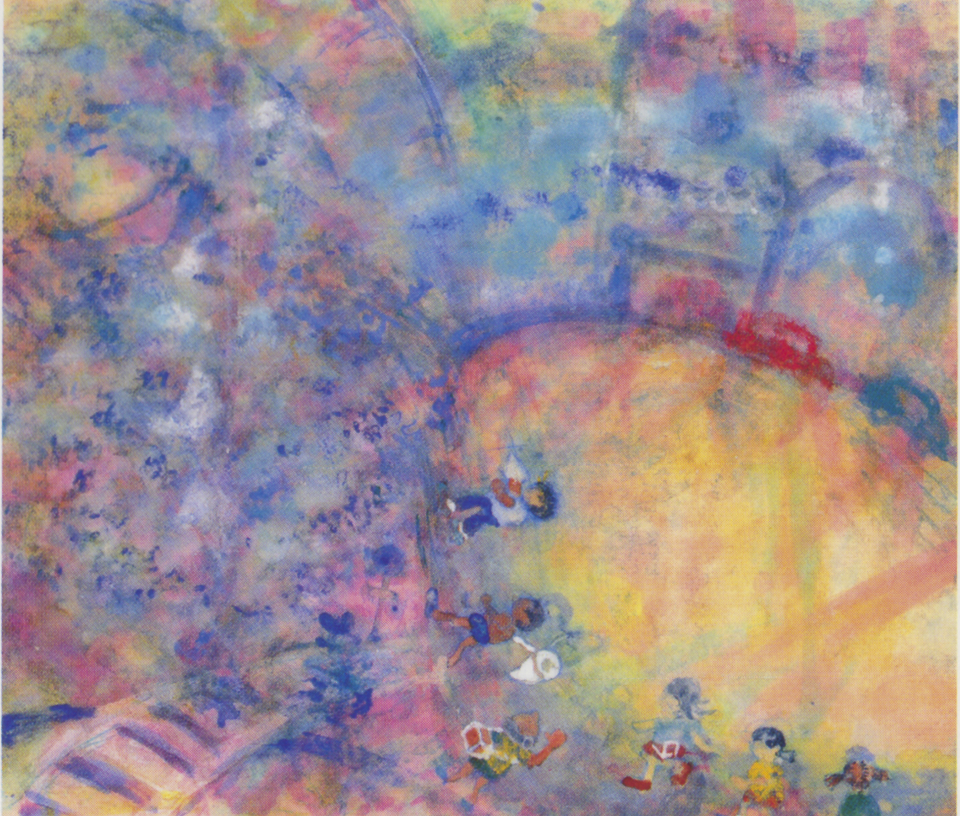 (日本画) 水っぽい夕の密度-1