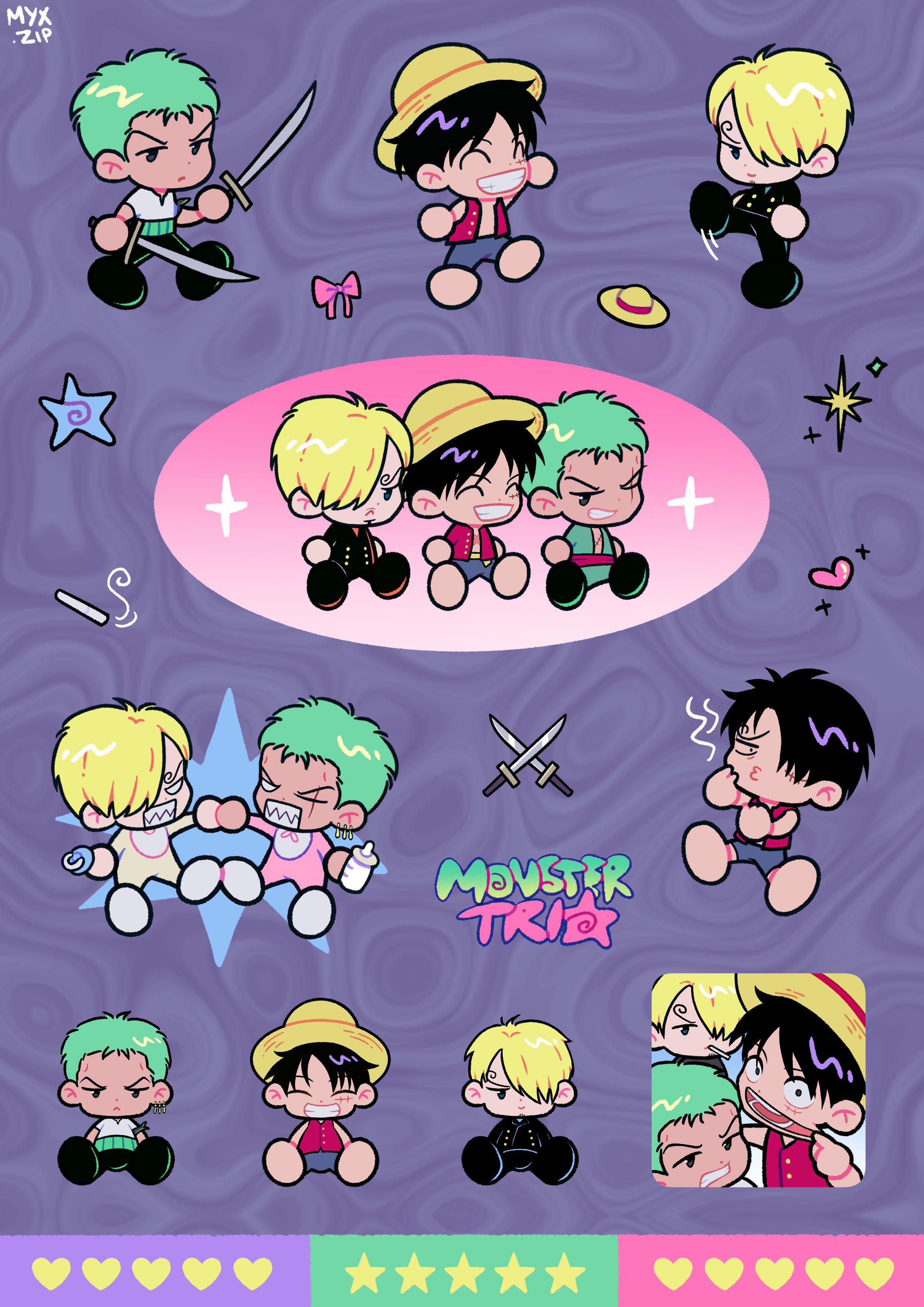 [ONE PIECE] Trio Monster-1