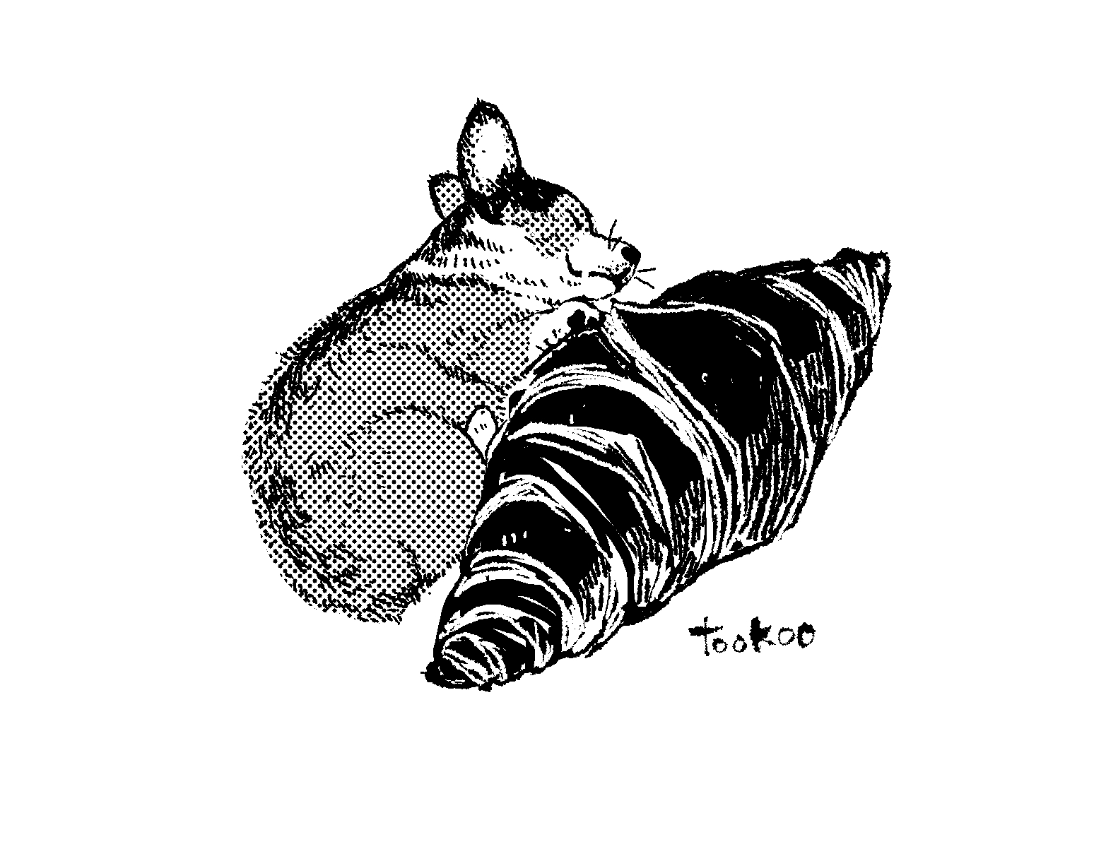 モノクロイラスト-1