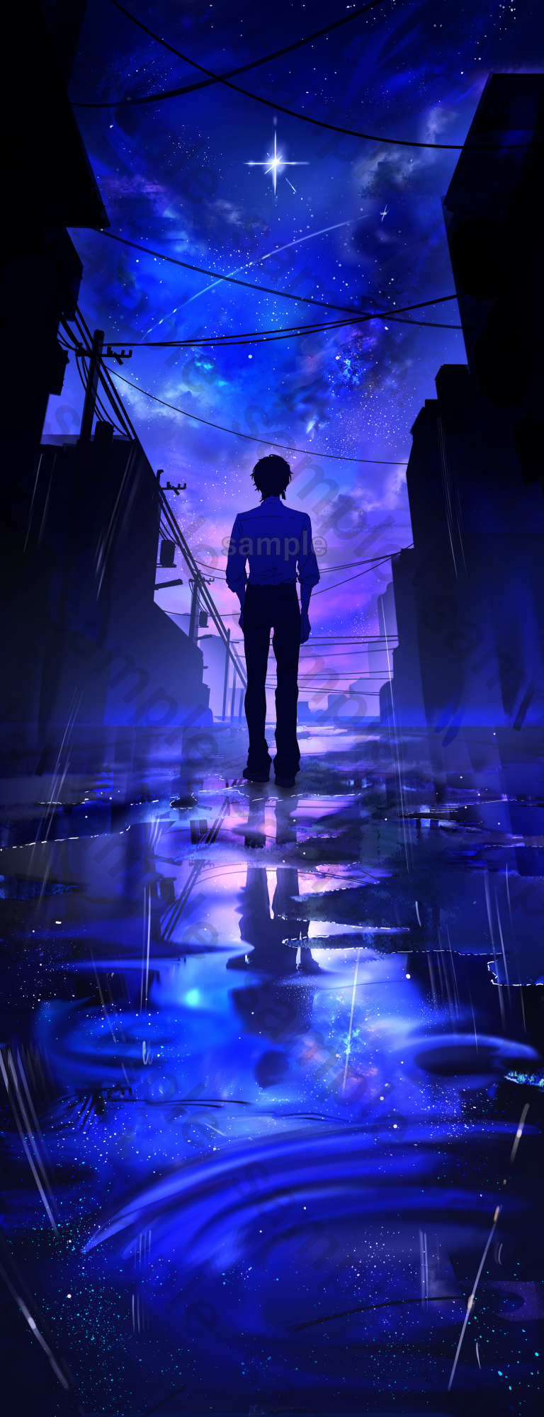 シクフォニLAN様オリジナル楽曲『灯』MVイラスト