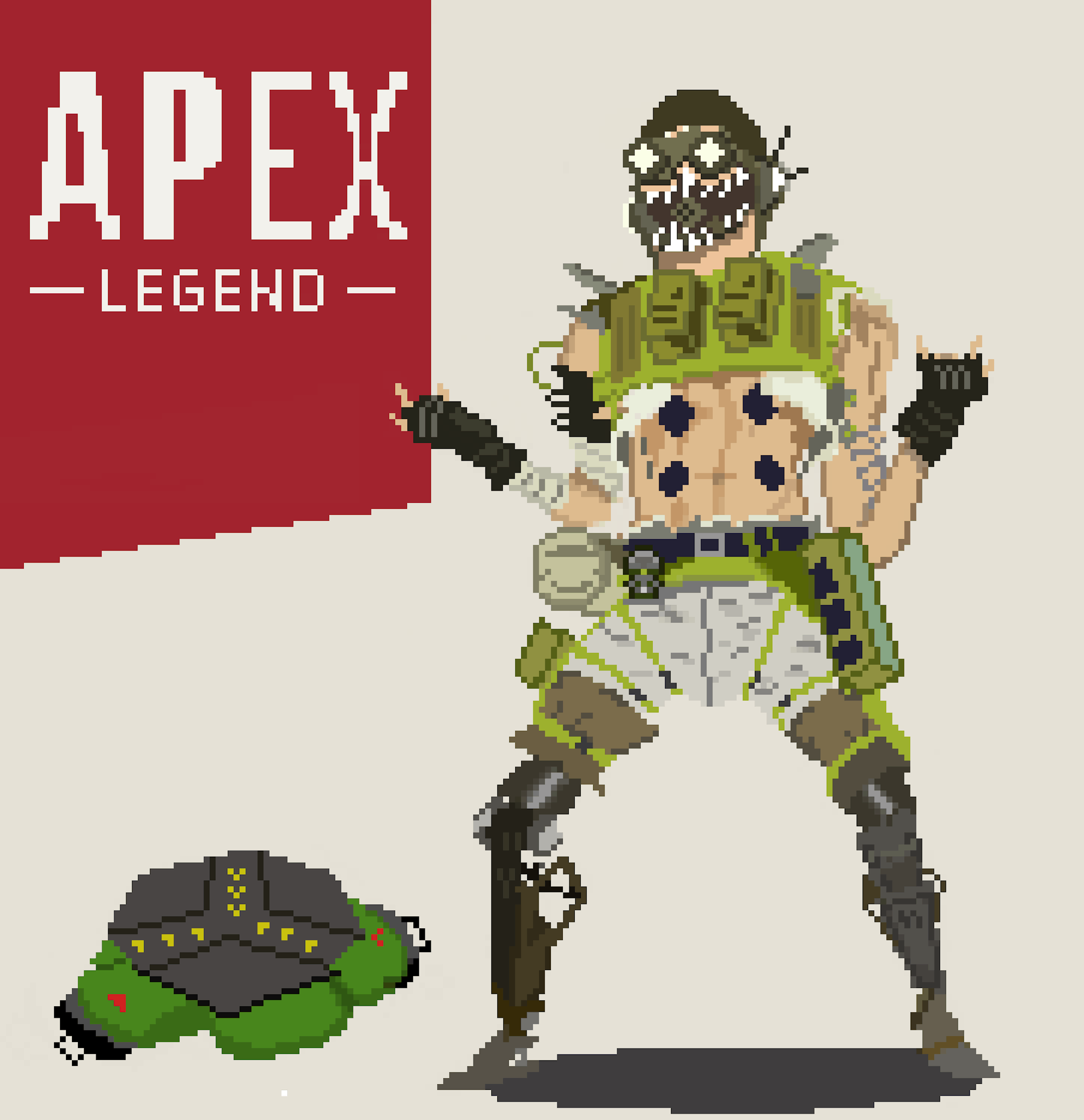 Pixel Octane Apex Legend-Octane