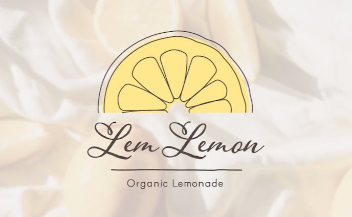 ロゴデザイン(レモネード専門店 Lem Lemon)
