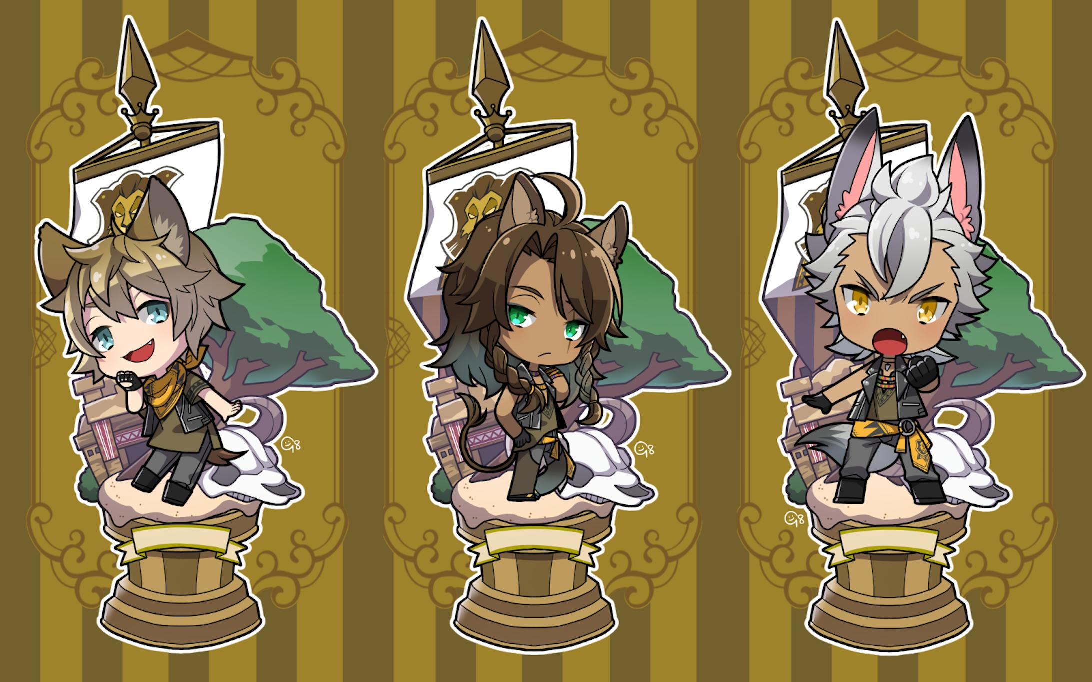 2次創作 Sdキャライラスト ヴィネット風 2次創作 Sdキャライラスト ヴィネット風