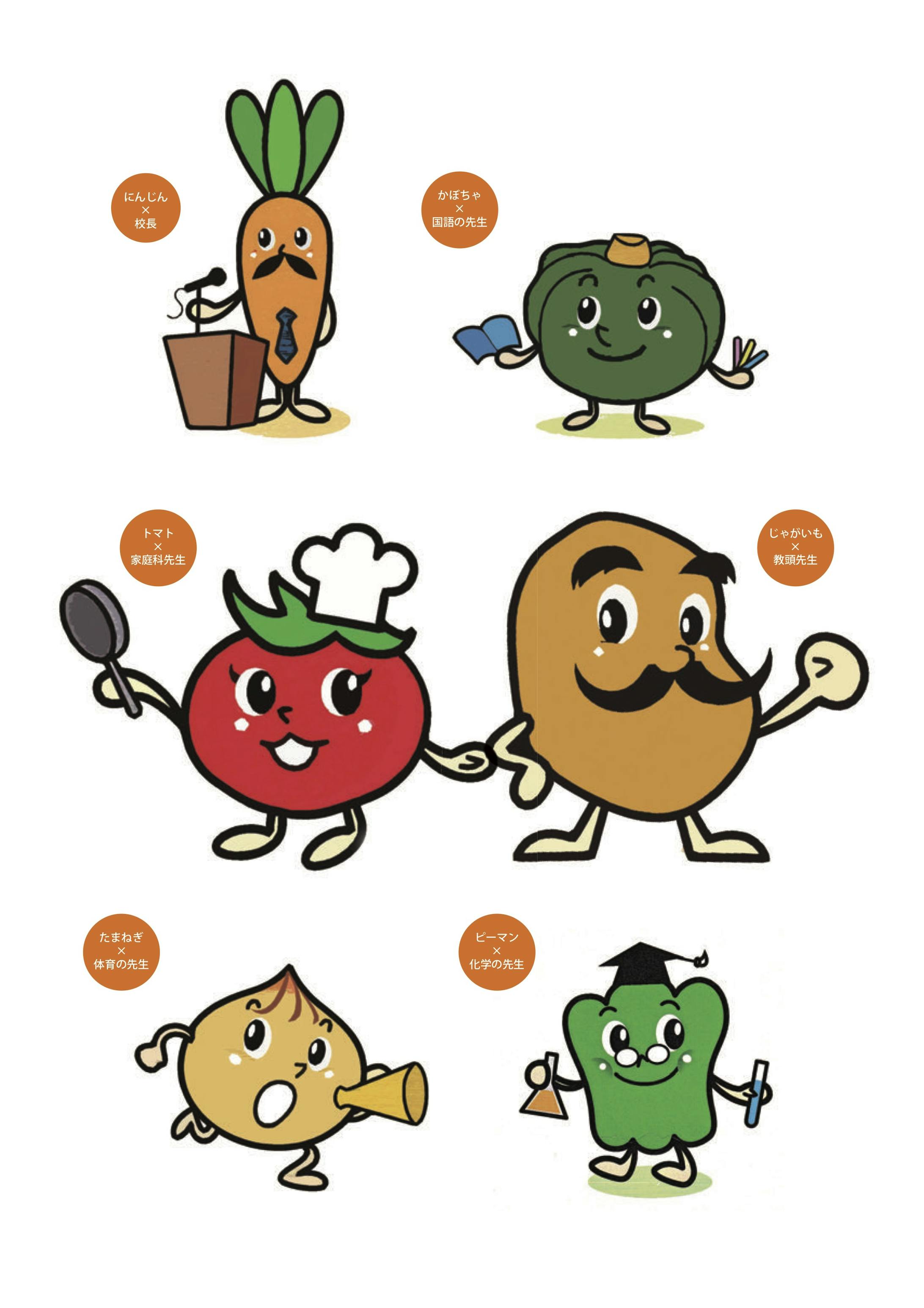 野菜キャラクターイラスト 野菜キャラクターイラスト