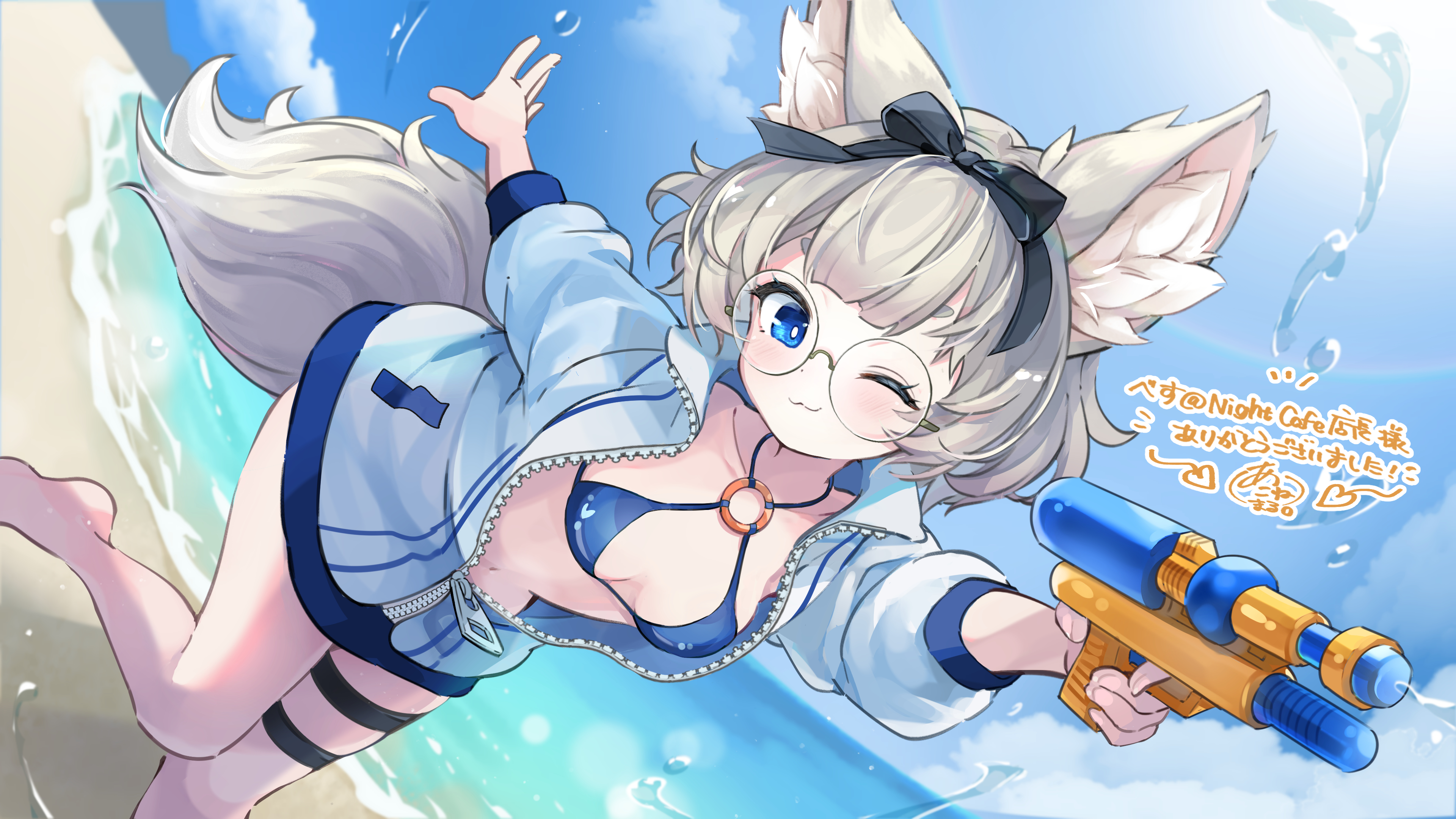 しののめのの様　水着イラスト-1