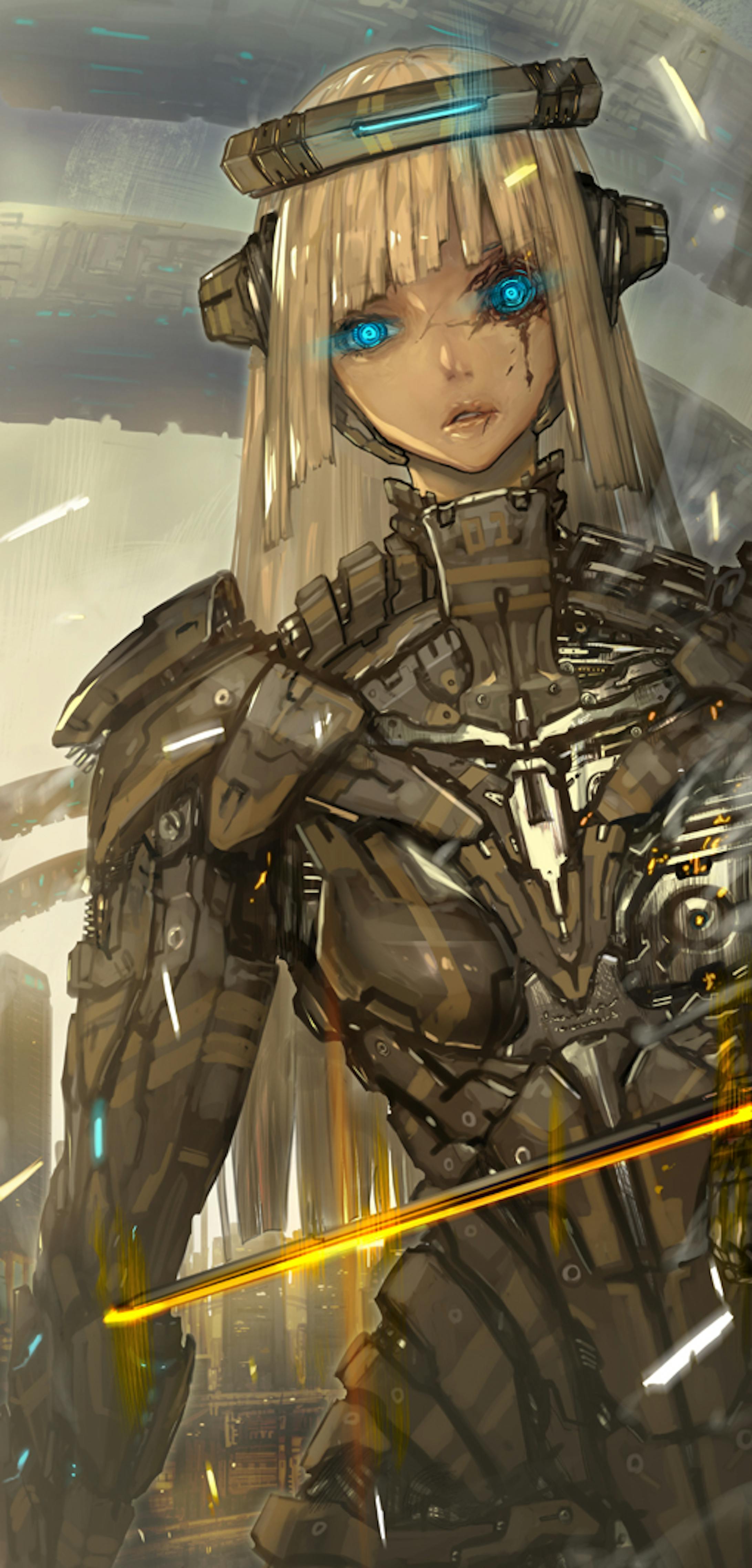 「創作」半壊アンドロイド-1