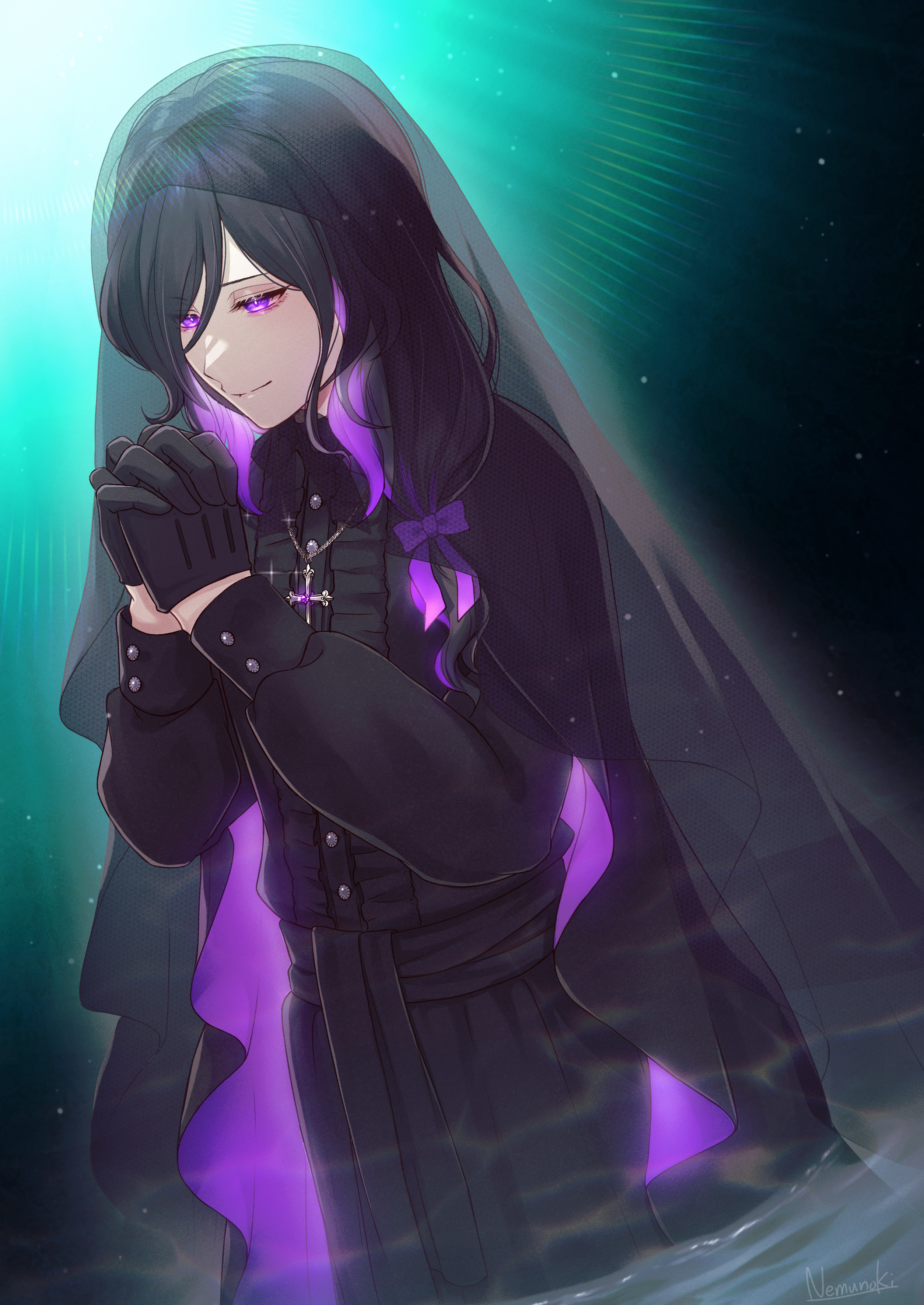 祈り（ご依頼絵）-1