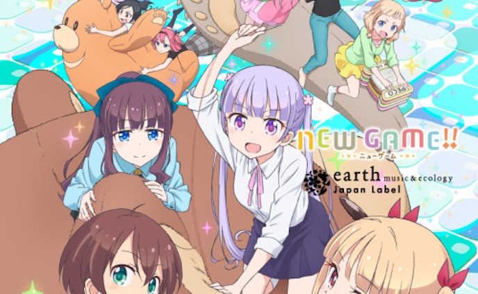 「NEW GAME!!」×earthコラボ