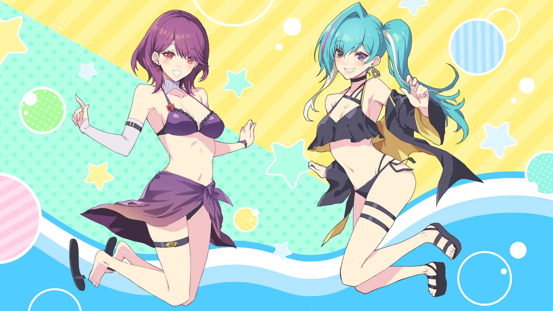 Vtuber綺礼リカ 音凪由良 歌ってみた動画イラスト