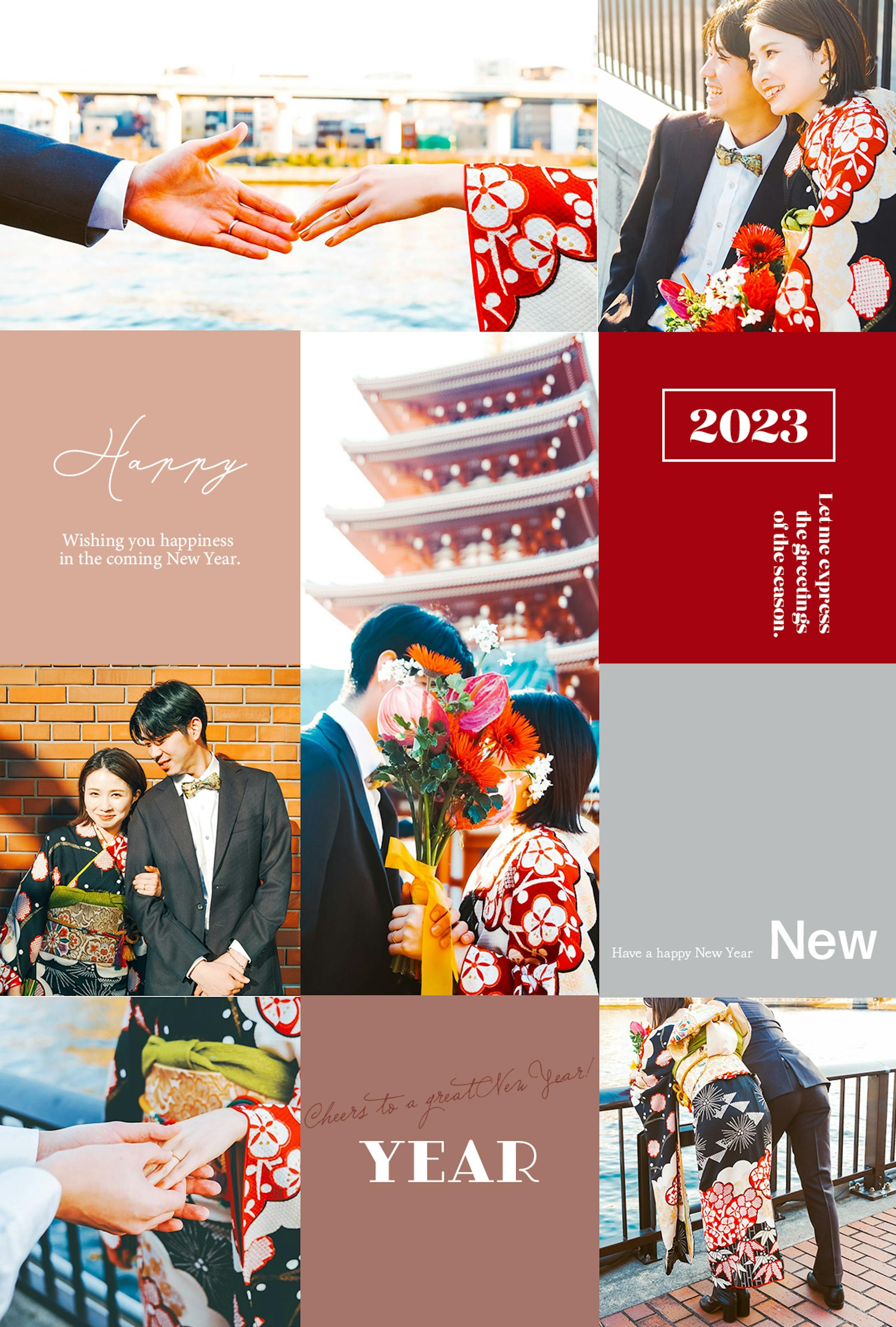 結婚報告ハガキ-1