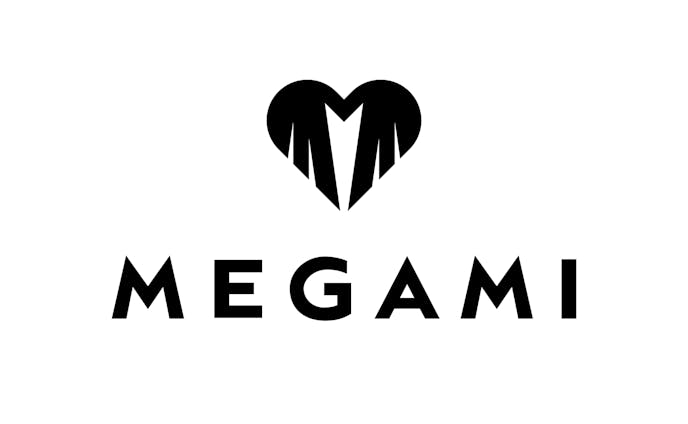 「MEGAMI」ロゴデザイン