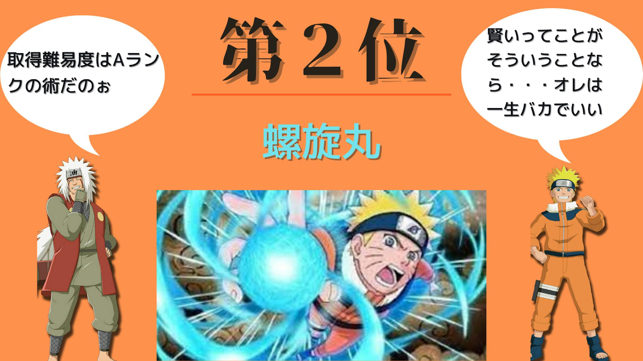 Naruto 好きな技ランキング Naruto 好きな技ランキング