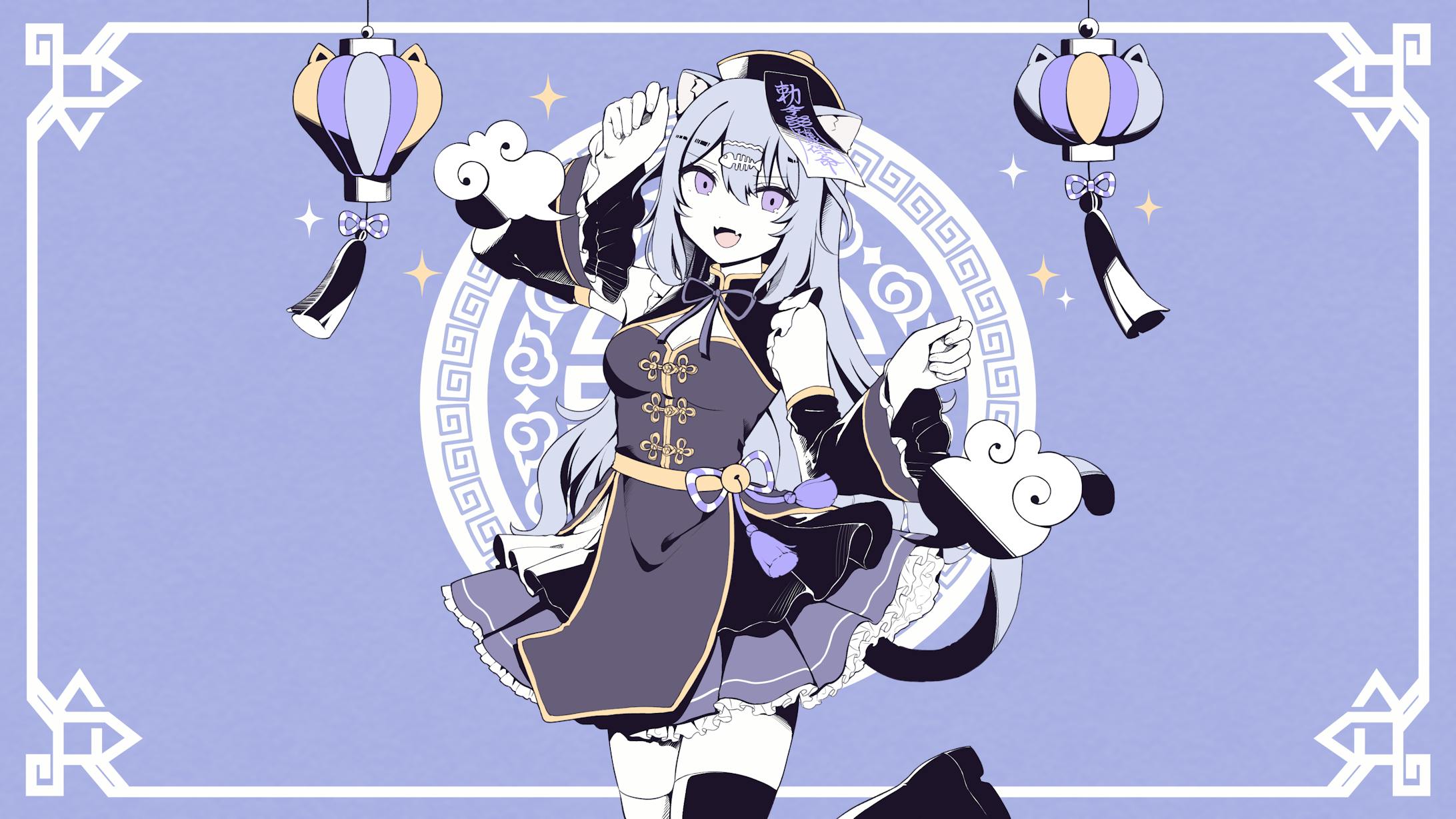 猫ノ葉りと様　歌ってみたイラスト、衣装デザイン-1