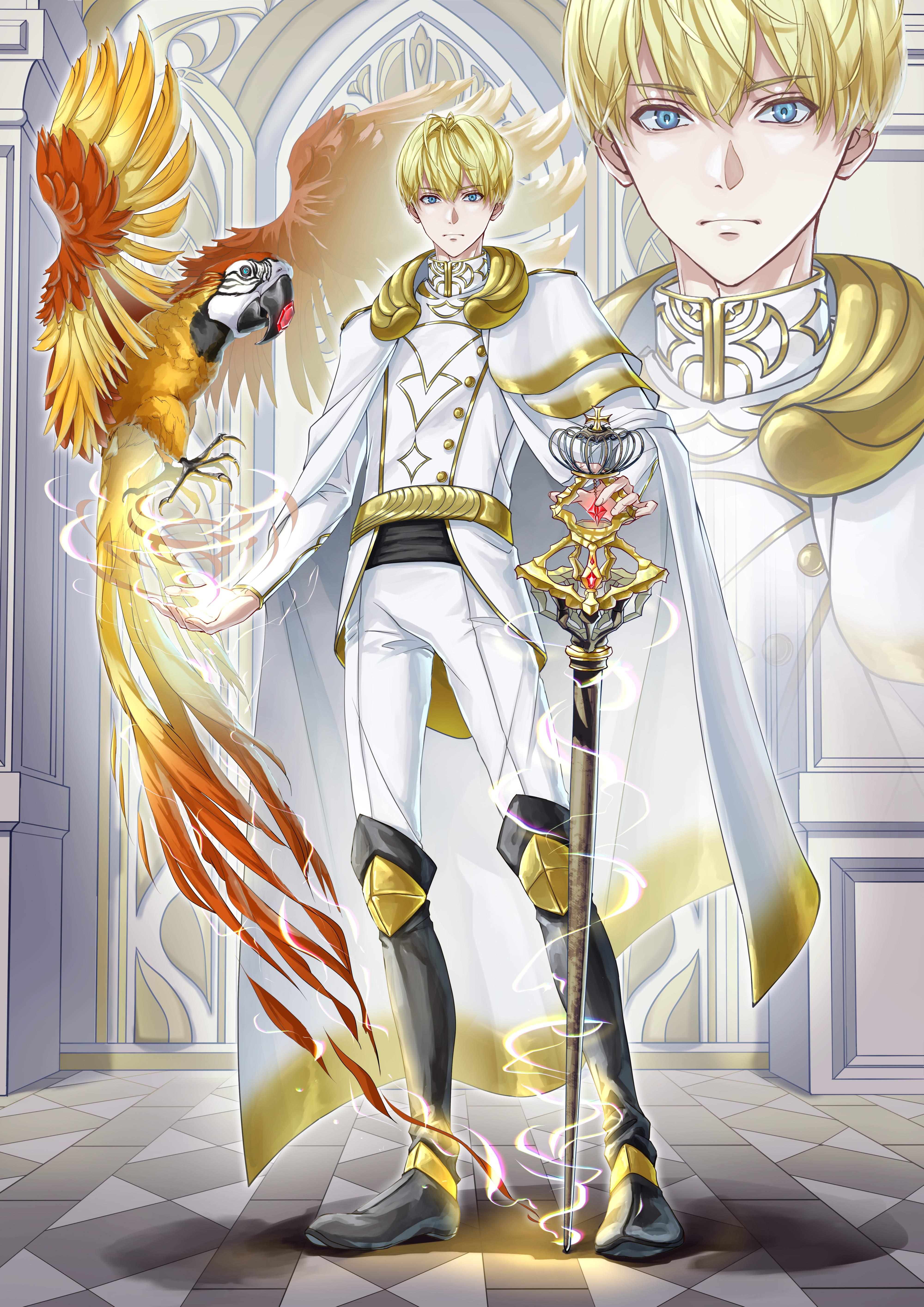 栄えた王国の時期当主　立ち絵-1