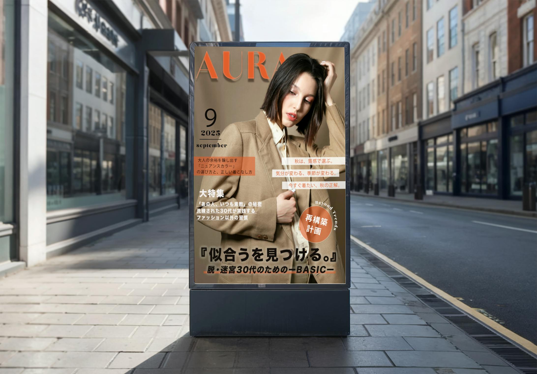 9月30代ファッション雑誌「表紙」-1