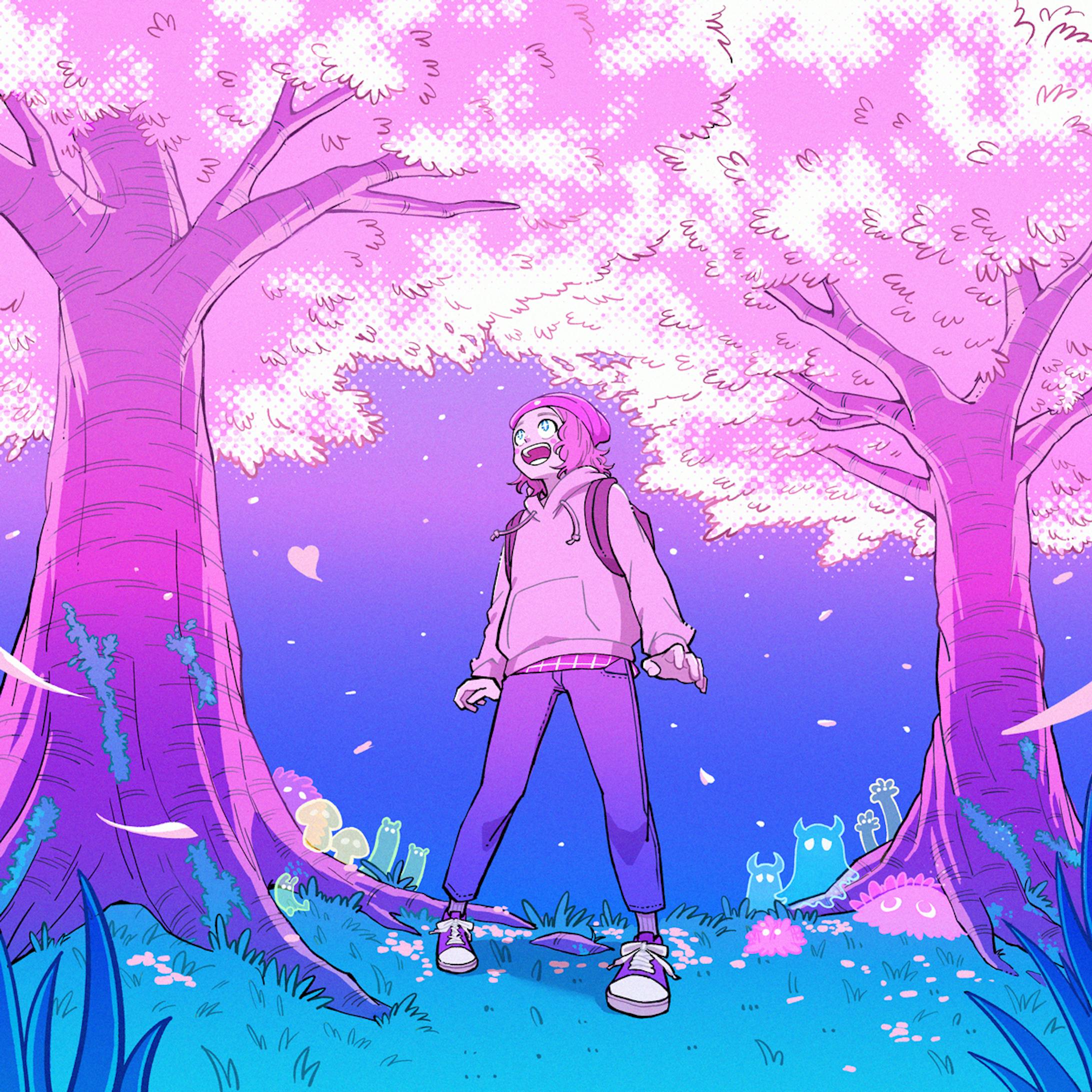 [original illust]迷いの森の桜-1