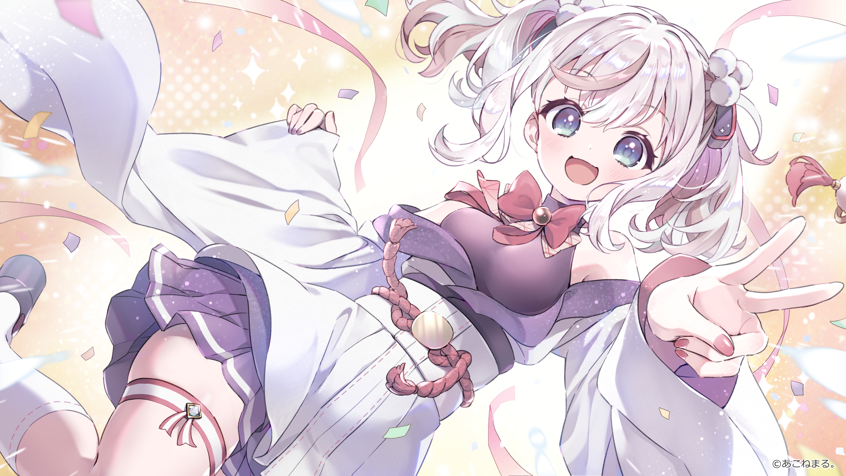 白咲はるか様　周年＆誕生日壁紙イラスト-1