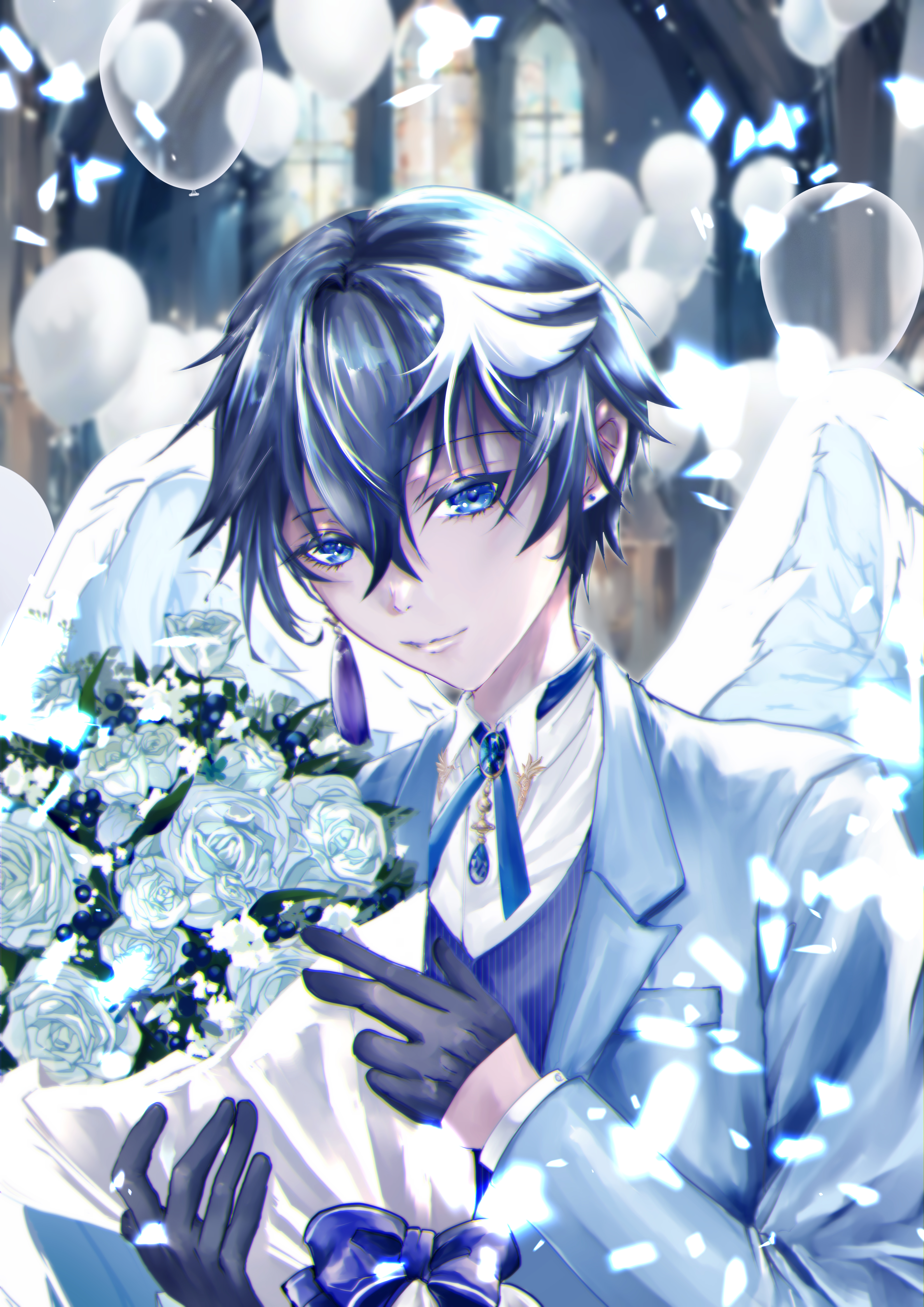 男性Vtuber１枚絵　上半身-1