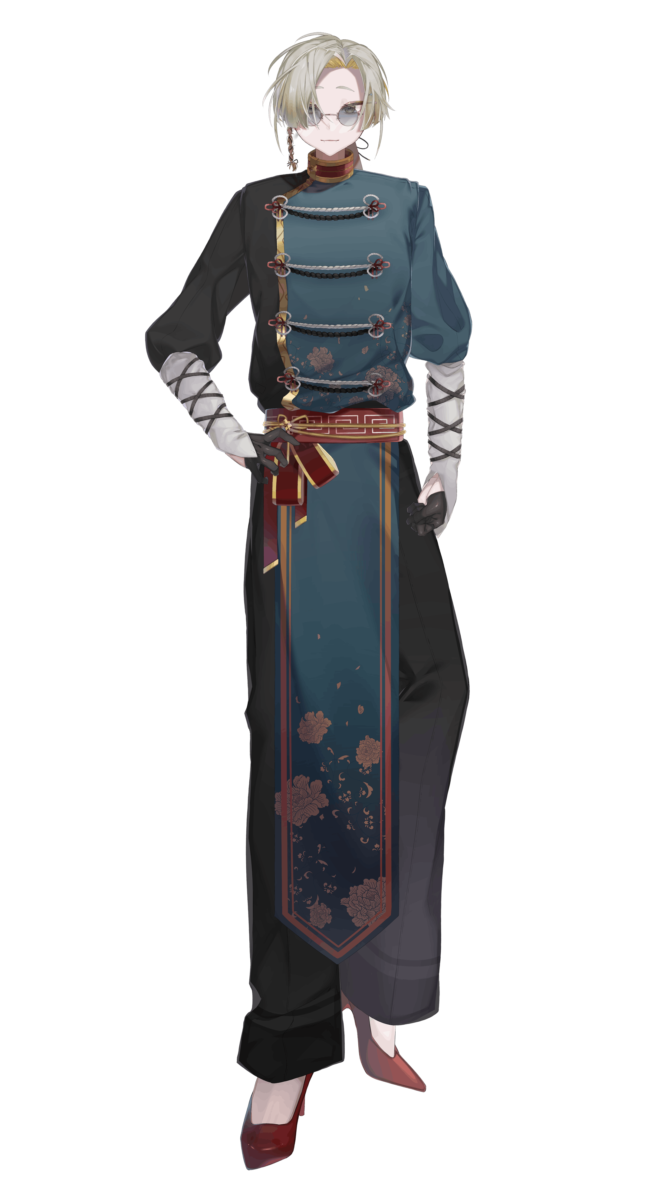 【パーツ分けイラスト／中華系ヤクザ】-1