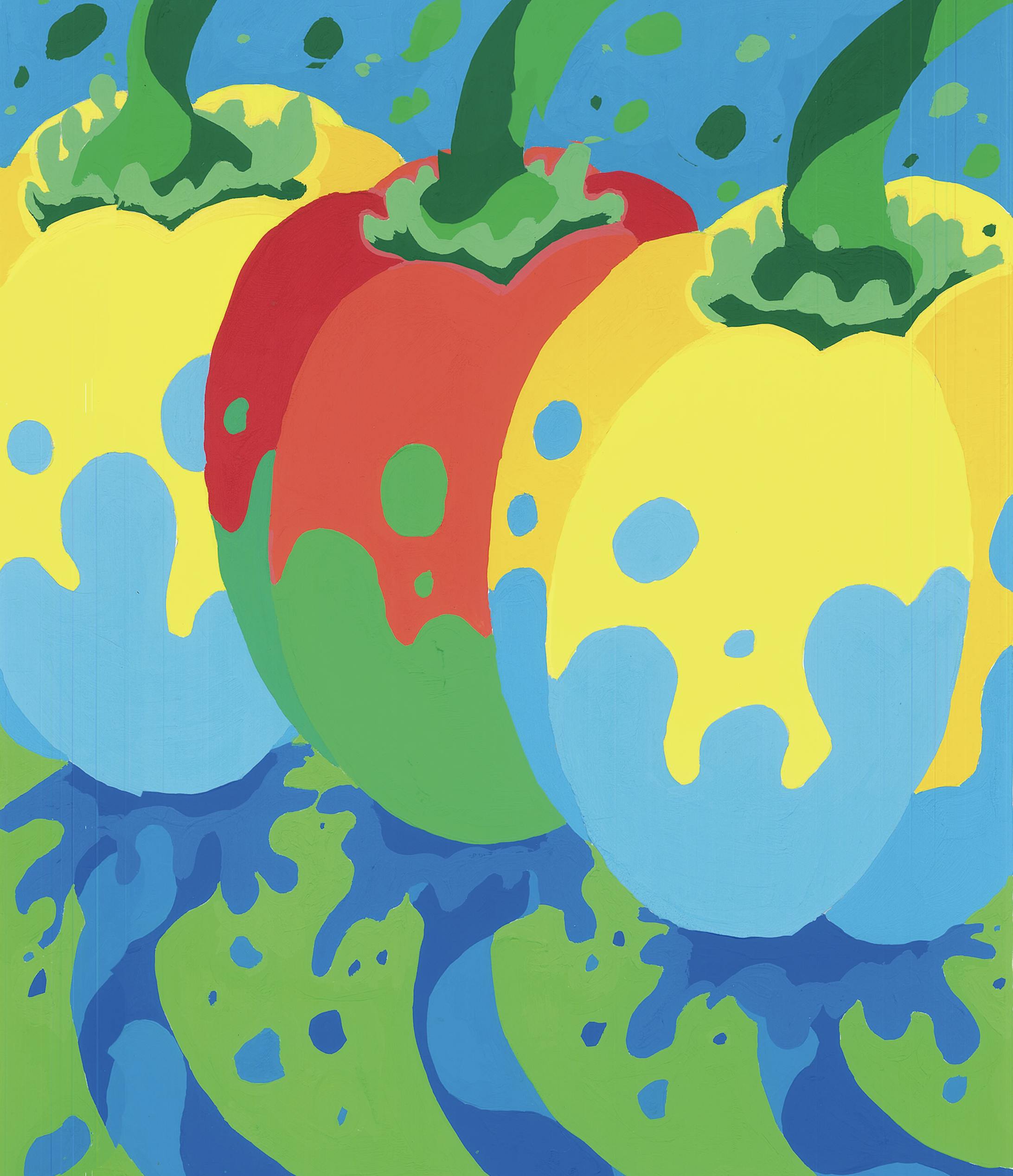 1年次課題_平面構成　野菜-1