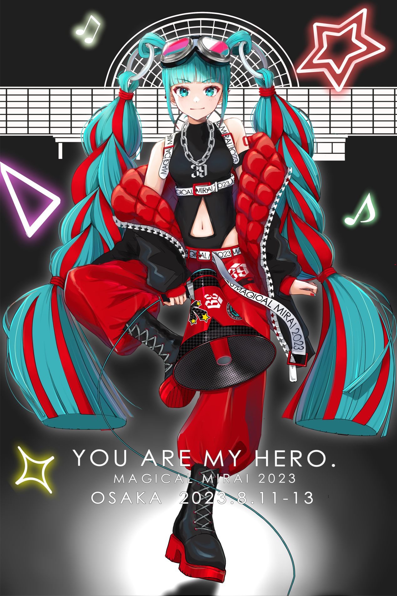 マジカルミライペンライトフィルムデザイン