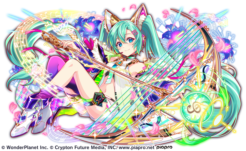 【クラッシュフィーバー】狩響の歌姫 初音ミク-1
