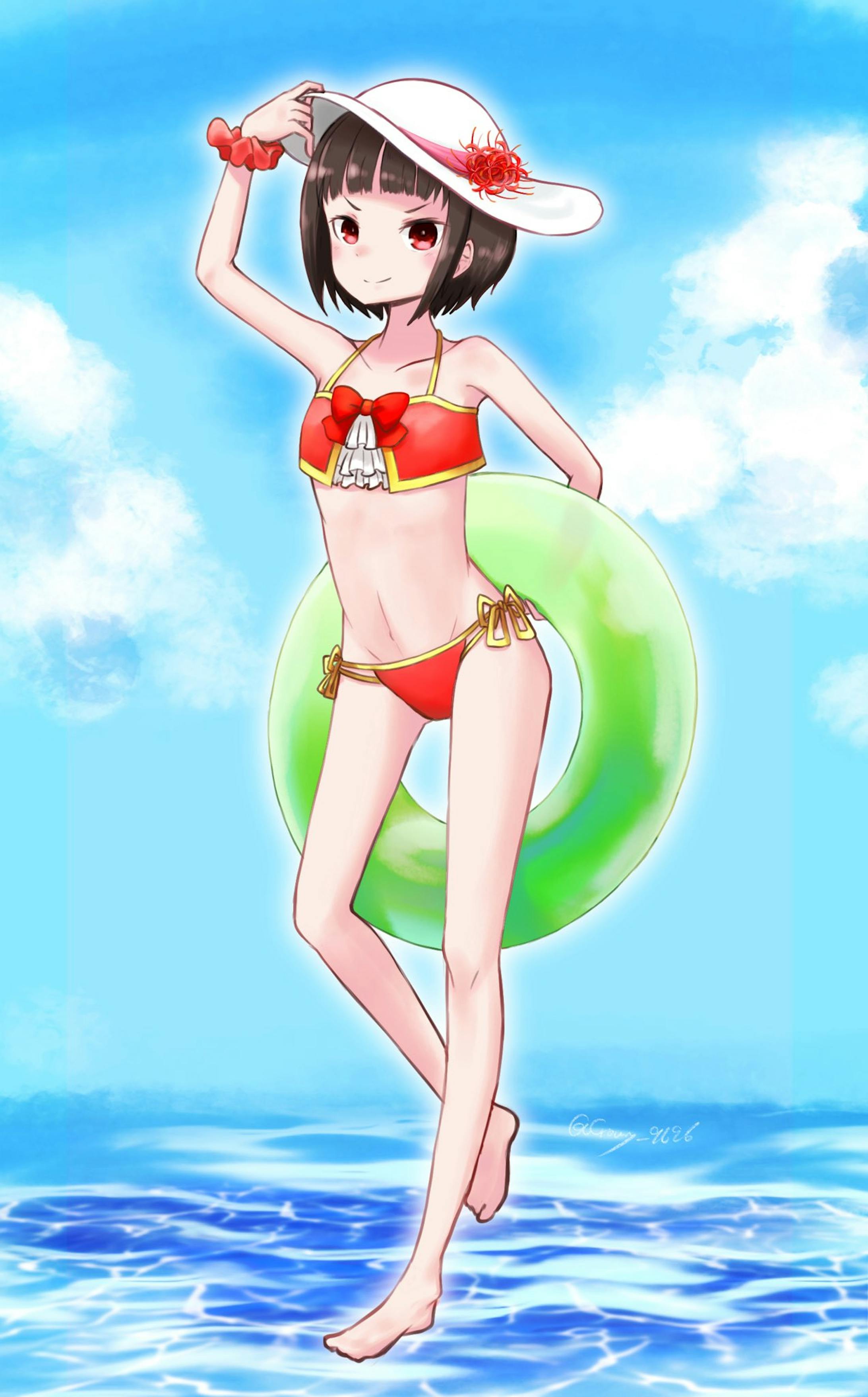 女性キャライラスト