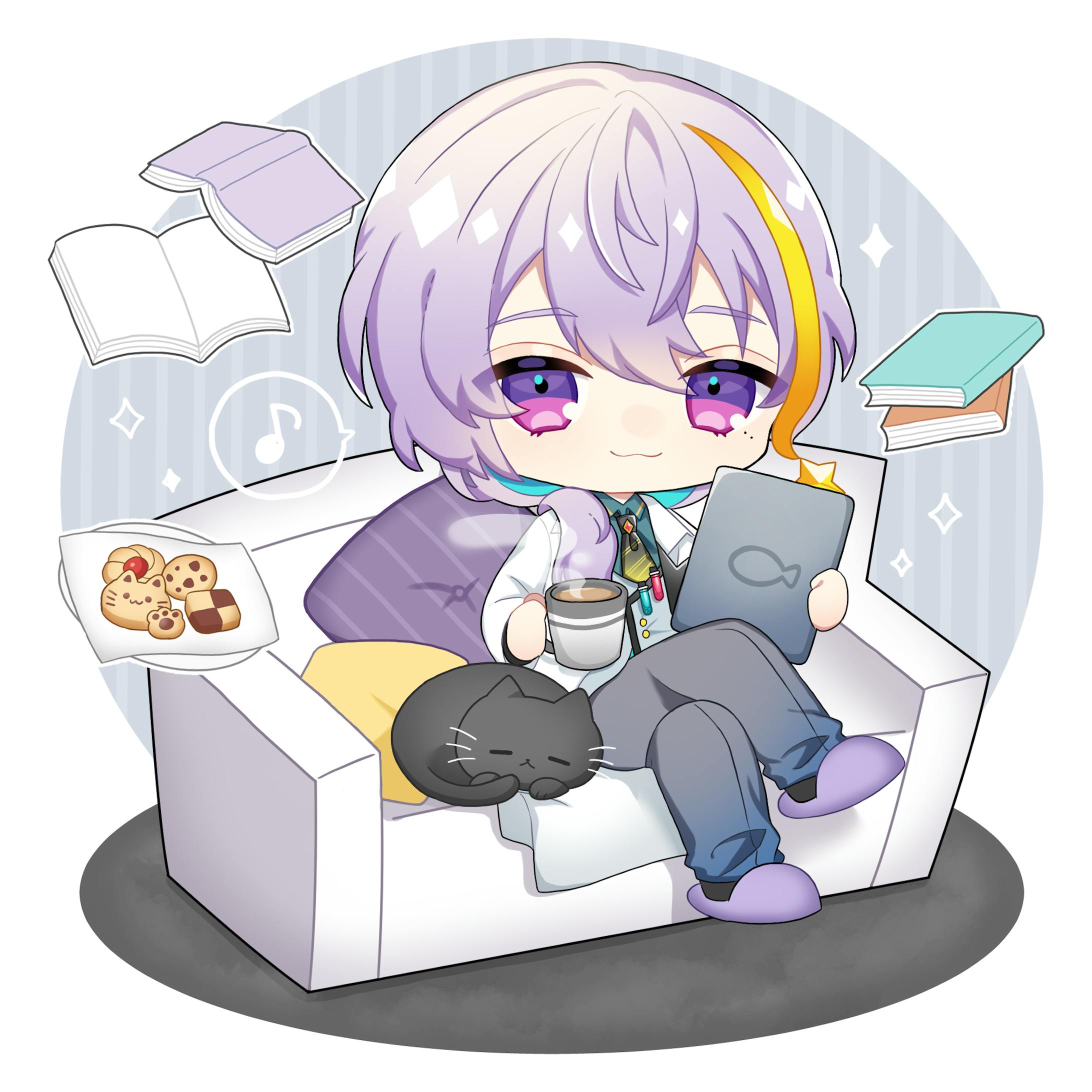 宇多瀬カナン様 ミニキャライラスト-1