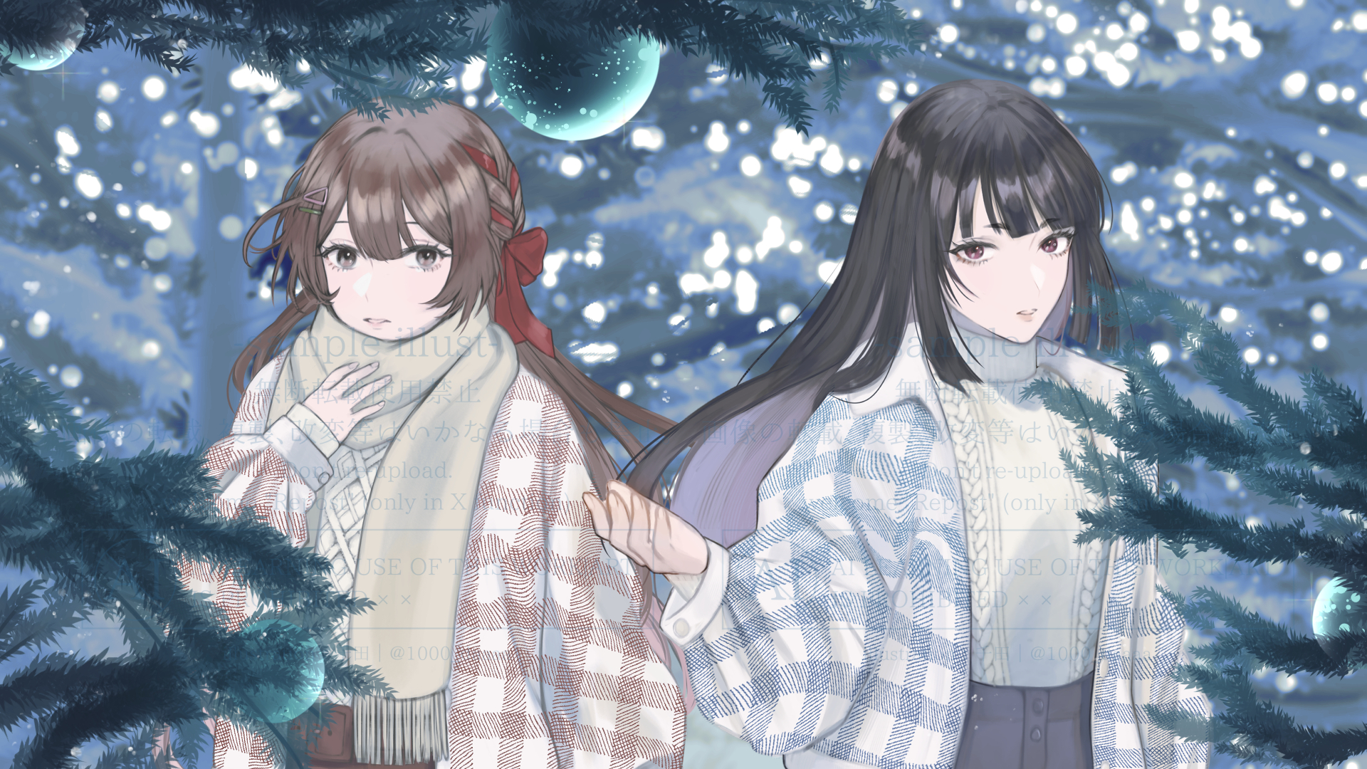 [お仕事]『再会/LiSA×Uru 』歌ってみたMVイラスト-1