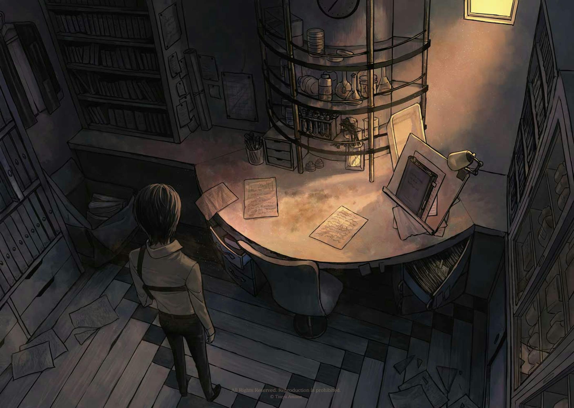 イラスト 研究室