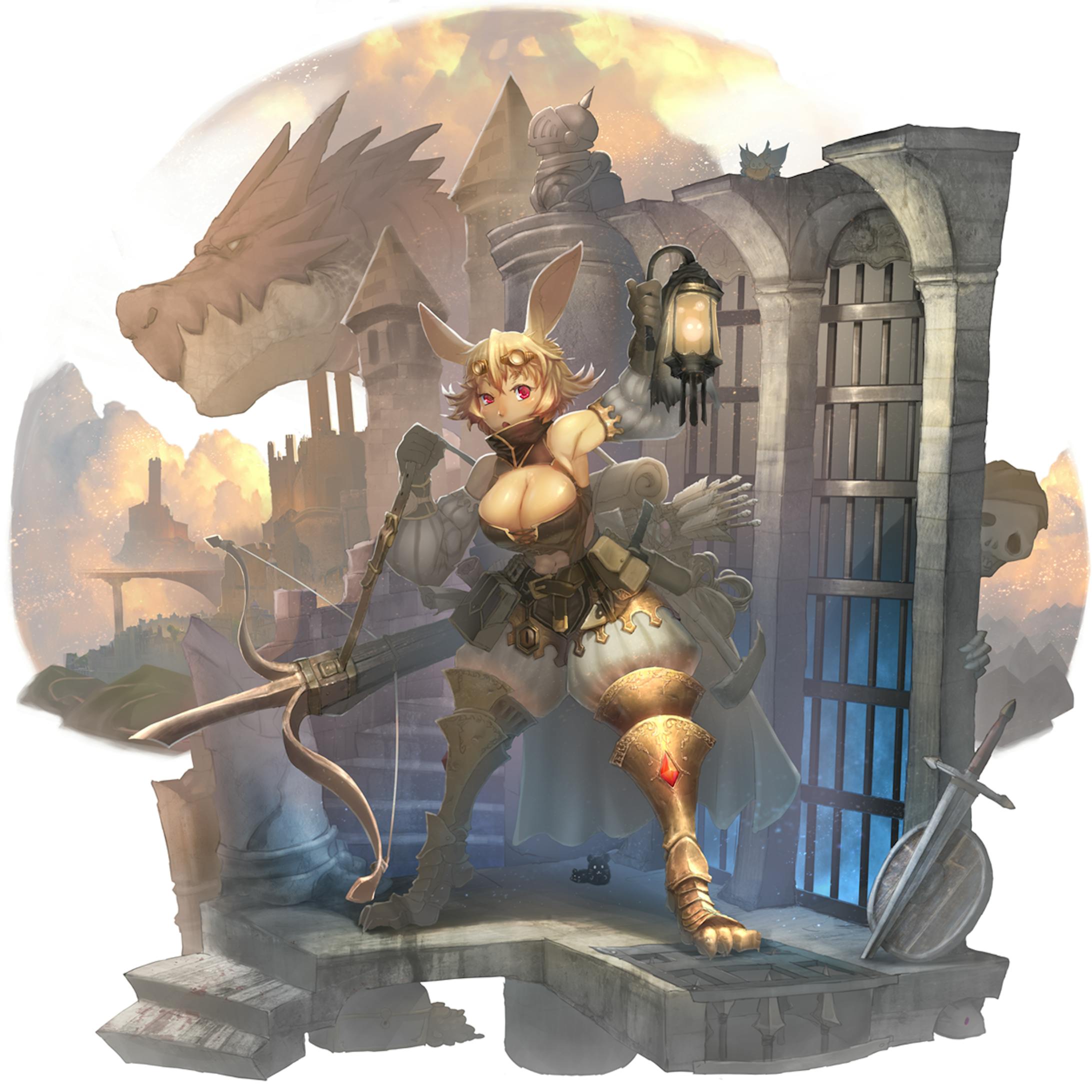 兎の獣人キャラクター 兎の獣人キャラクター