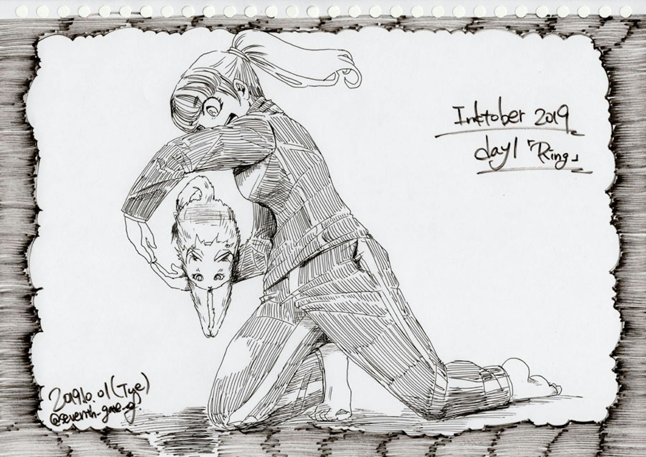 お題を元に描いたイラストや漫画 お題を元に描いたイラストや漫画