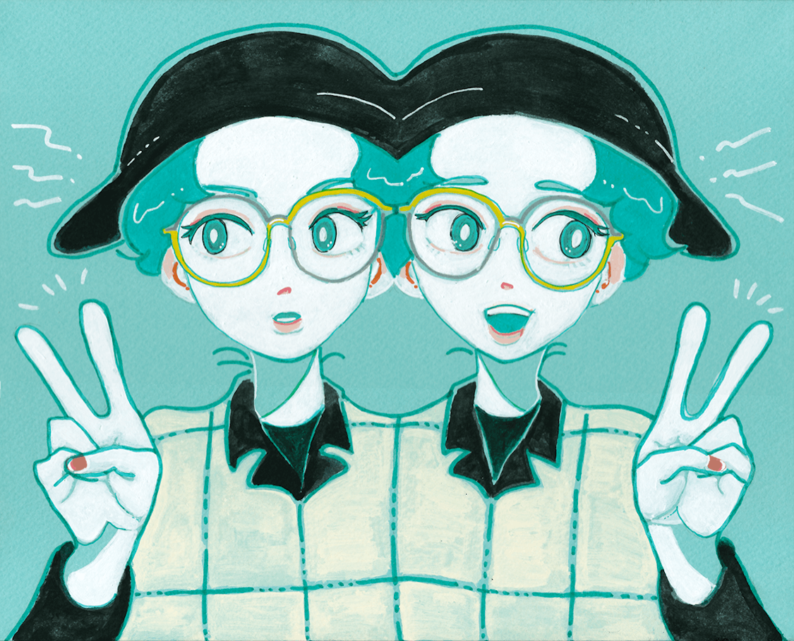 Twins Glasses 3576