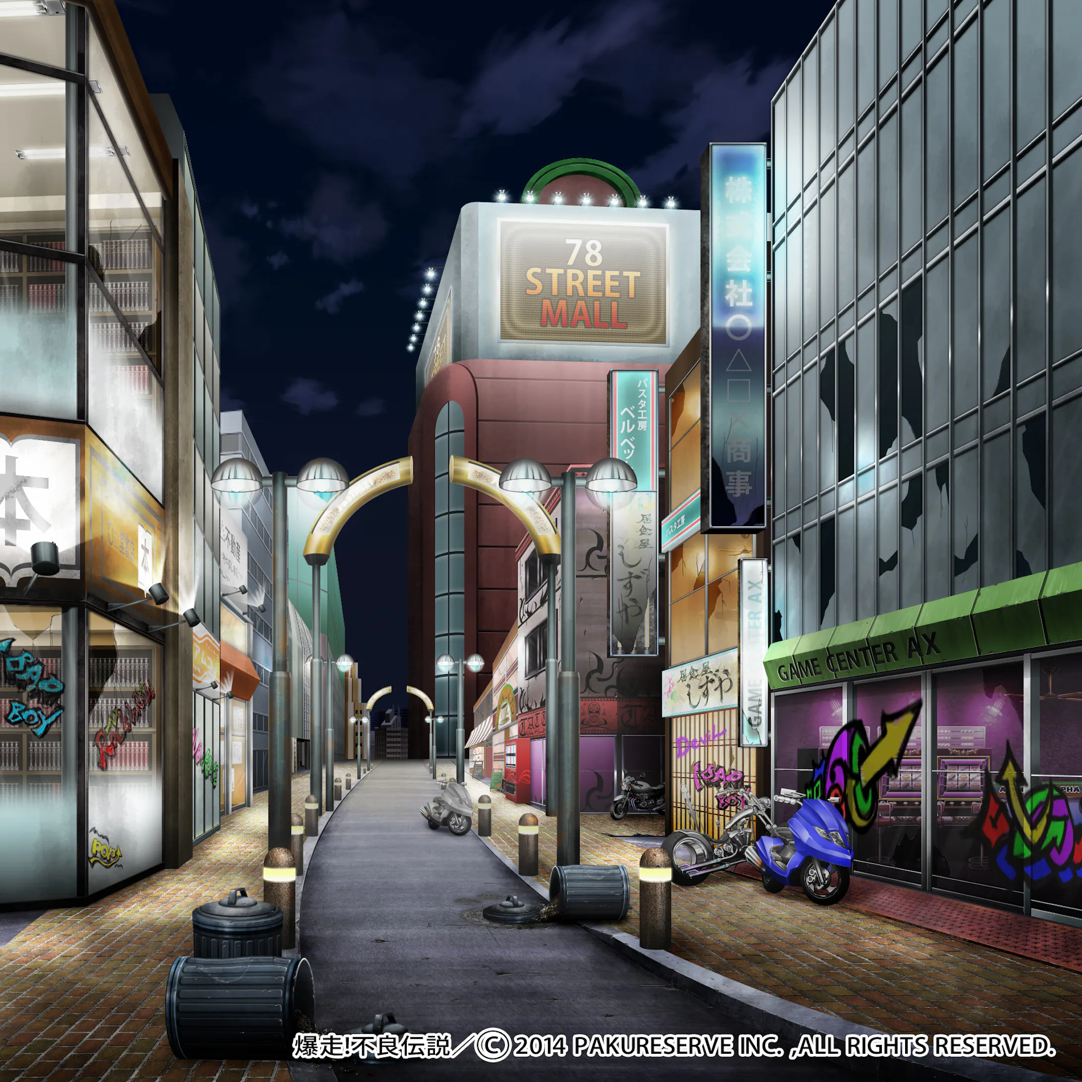 ストリートアート タギング トライバルタトゥー背景サンプル